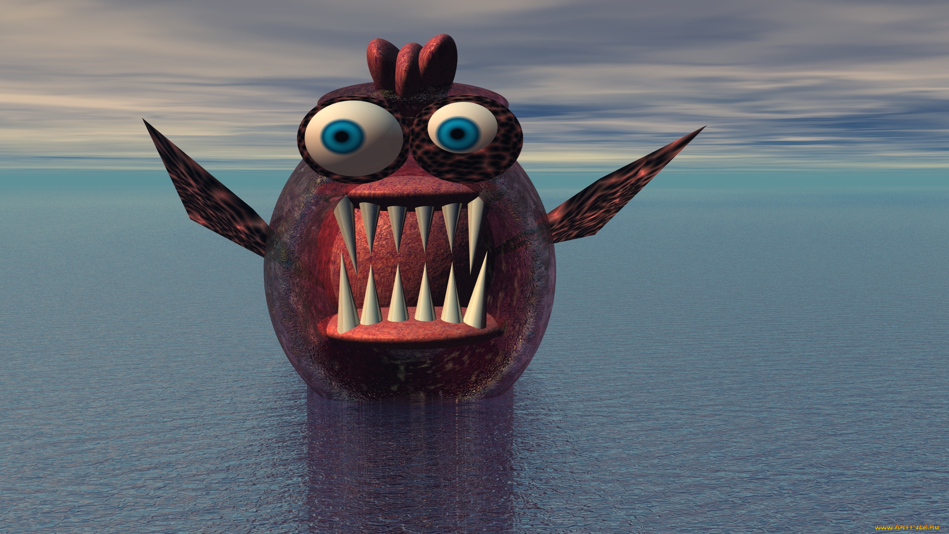 3д, графика, животные, , animals, рыба