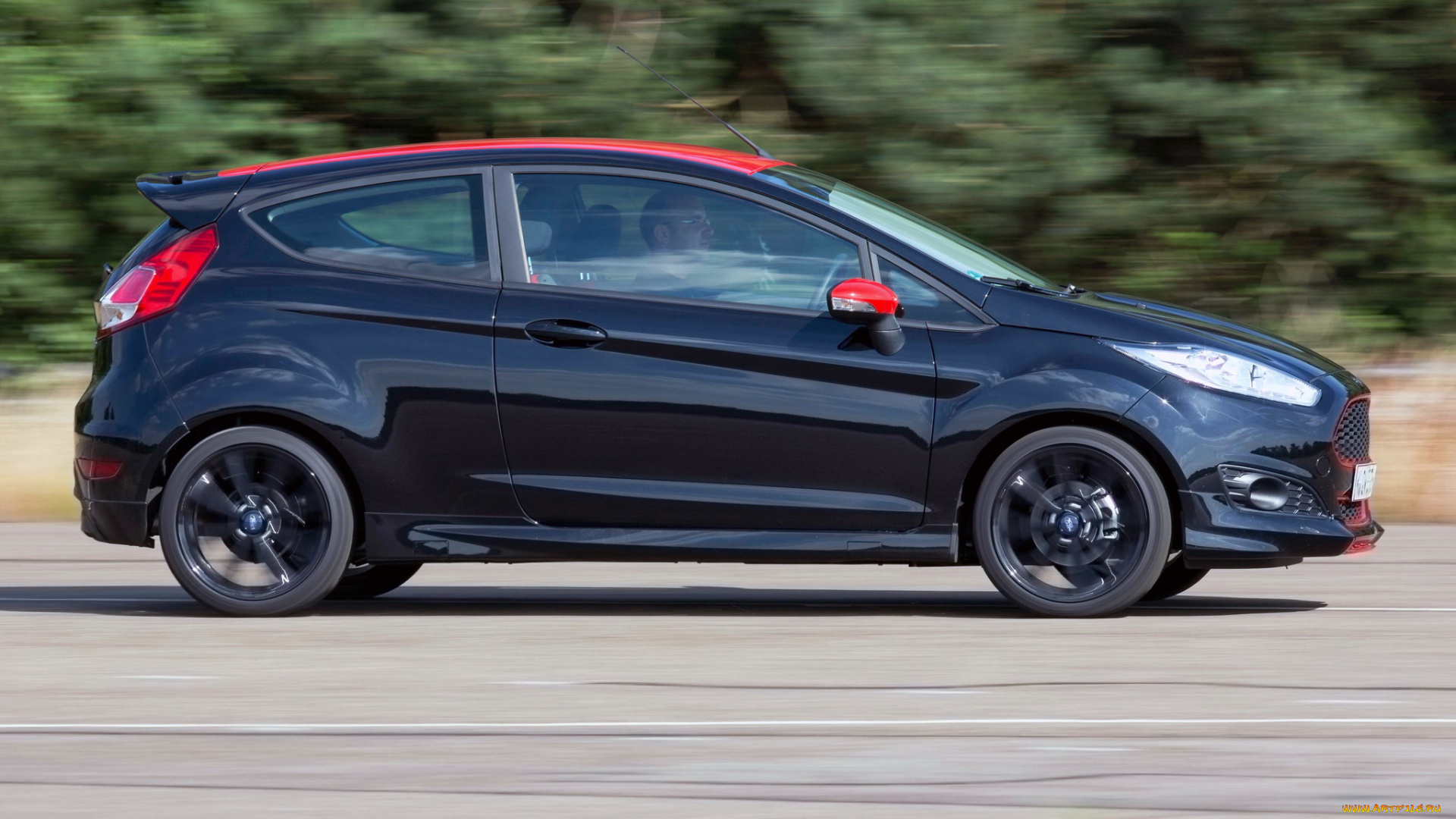 автомобили, ford, fiesta, sport, 2014г, темный