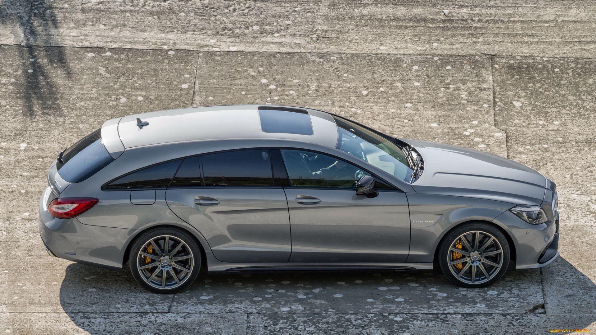 автомобили, mercedes-benz, светлый, 2014г, x218, s-model, amg, cls, 63, brake, shooting