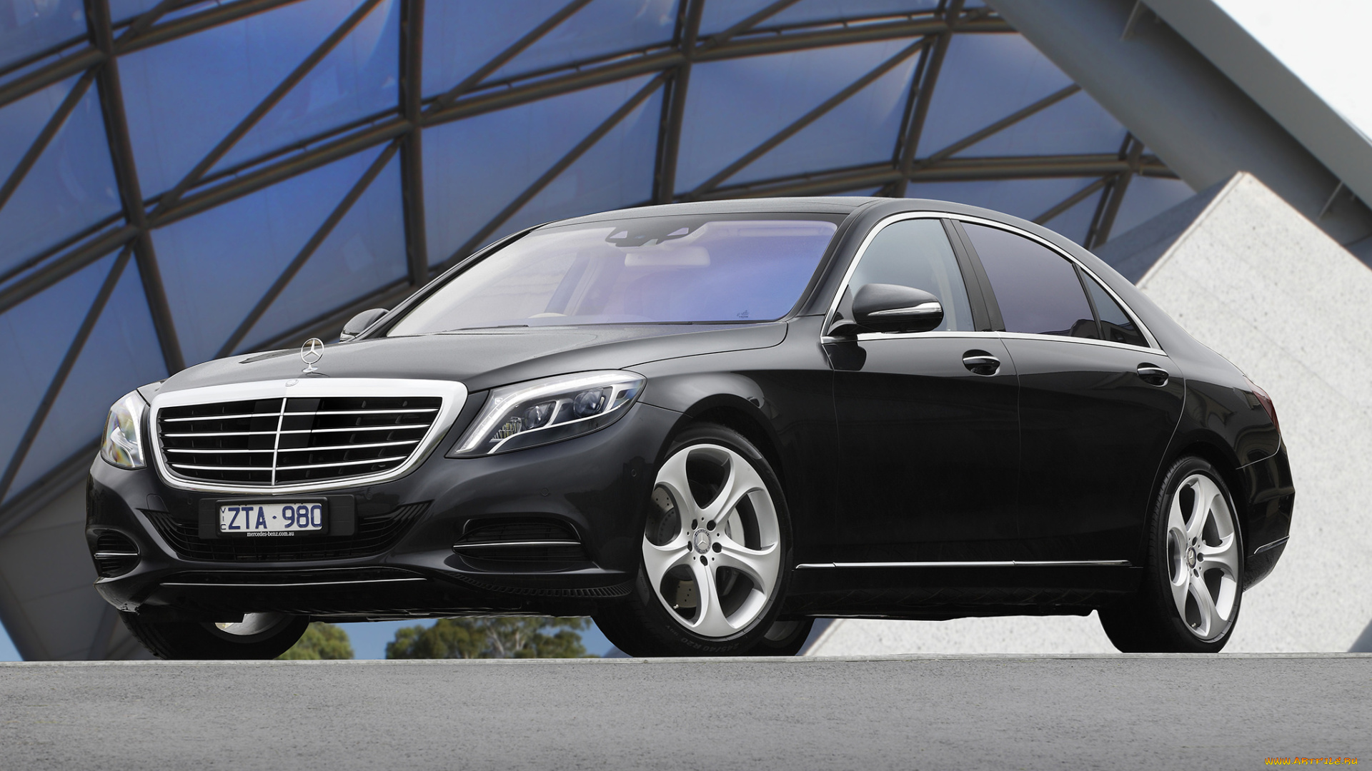 автомобили, mercedes-benz, w222, au-spec, 500, темный