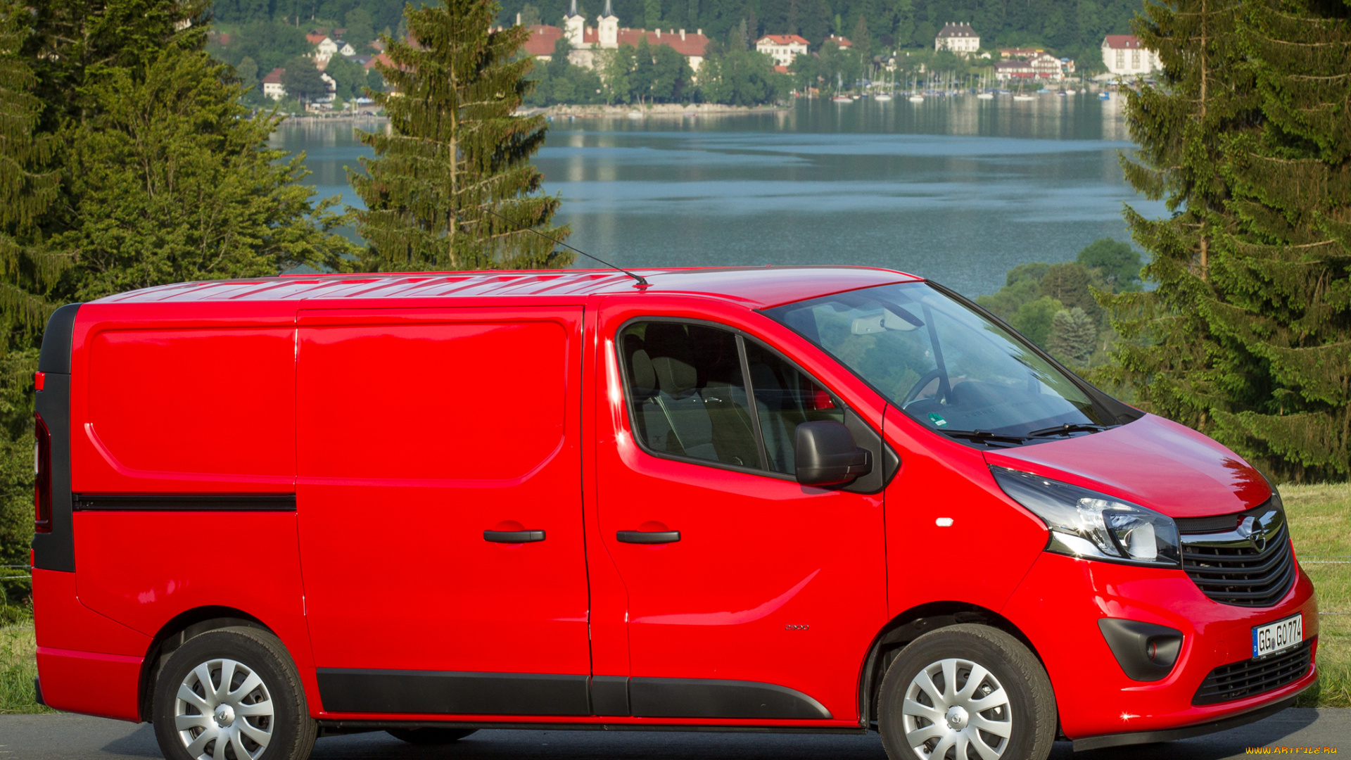 автомобили, opel, 2014г, biturbo, красный, vivaro, van