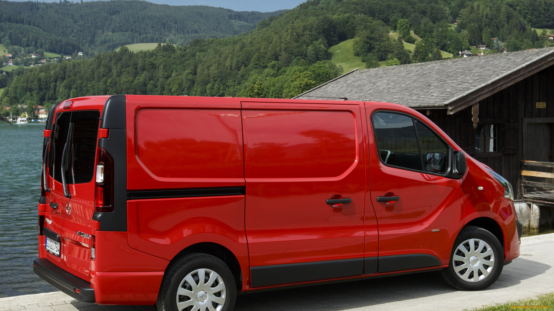 автомобили, opel, красный, 2014г, biturbo, van, vivaro