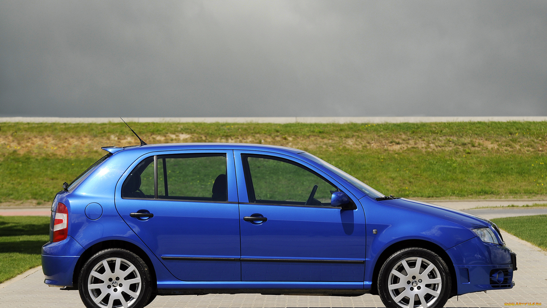 автомобили, skoda, синий, 6y, fabia, rs