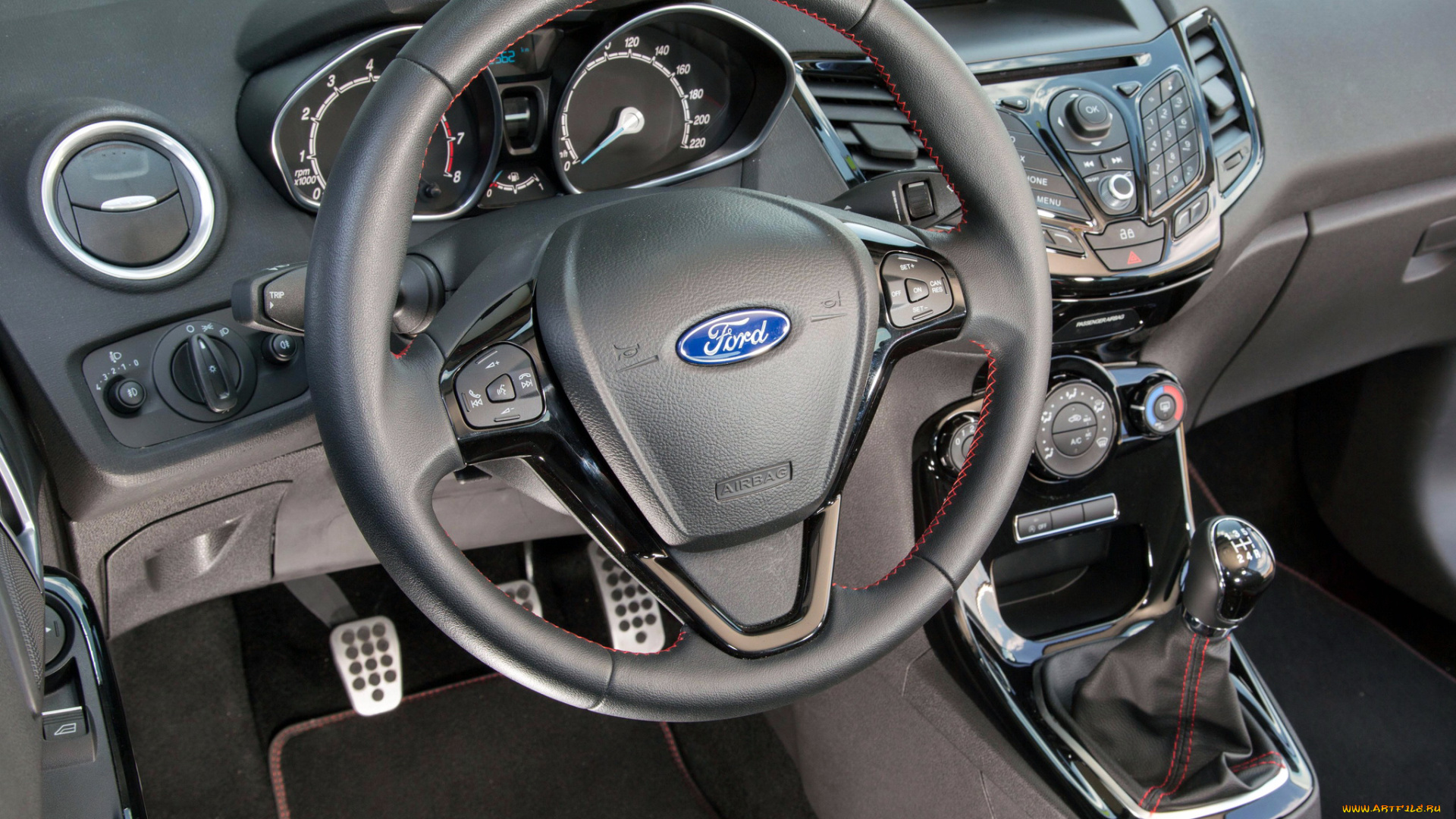 автомобили, спидометры, торпедо, sport, 2014г, fiesta, ford