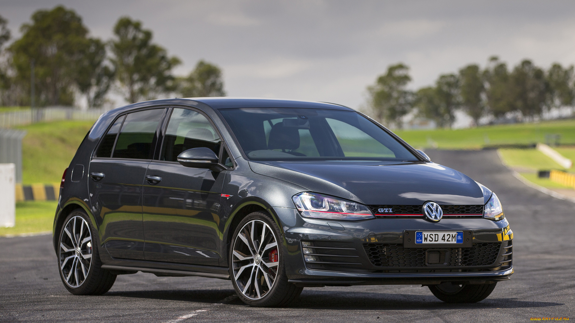 автомобили, volkswagen, 2014г, golf, gti, typ, 5g, performance, au-spec, 5-door, темный