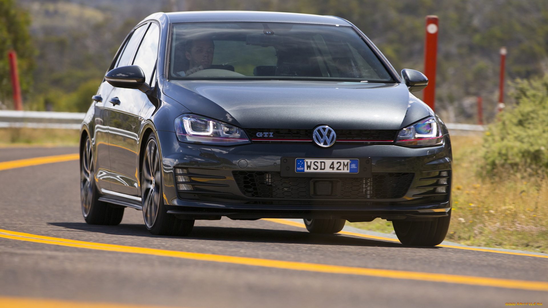 автомобили, volkswagen, темный, 2014г, typ, 5g, au-spec, 5-door, performance, golf, gti