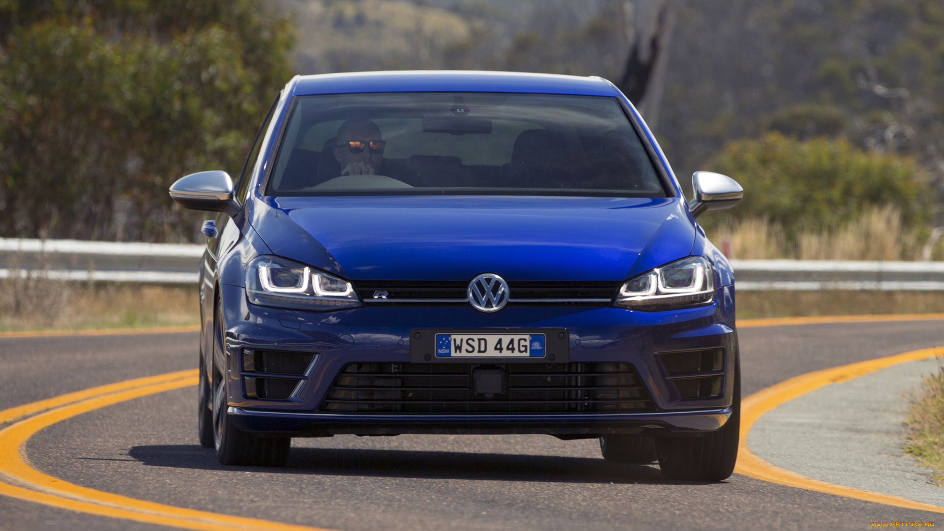 автомобили, volkswagen, typ, 5g, синий, 2014г, au-spec, 5-door, golf, r