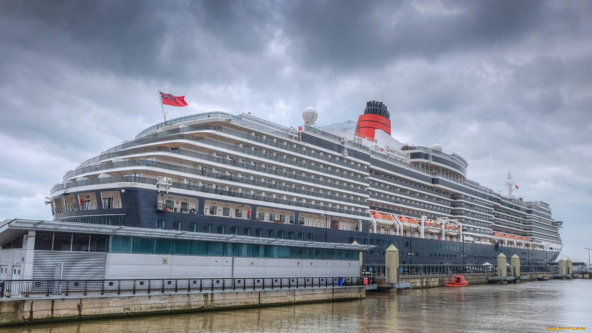 queen, victoria, корабли, лайнеры, причал, круизный, лайнер