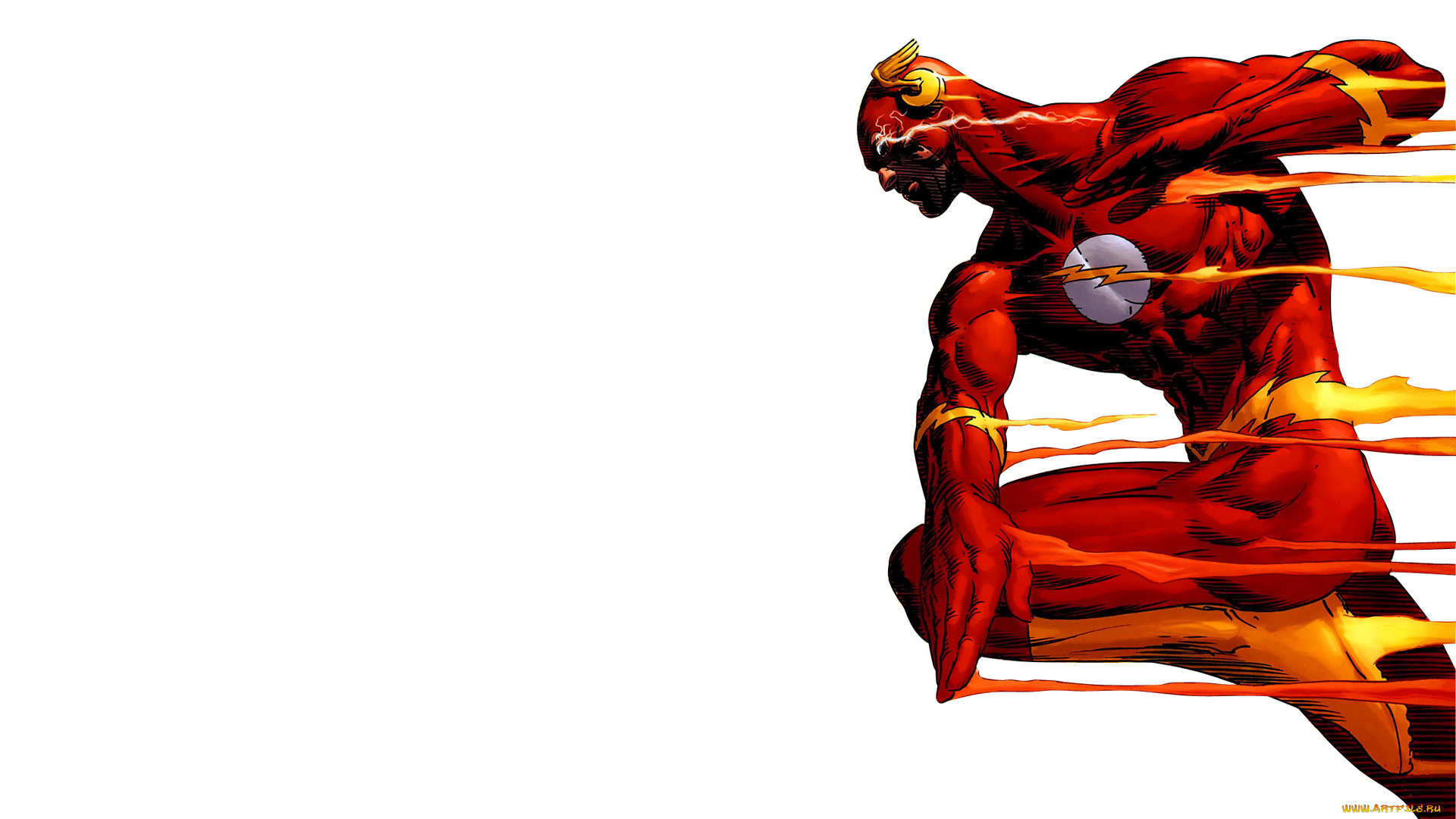 рисованные, комиксы, white, red, flash, cool