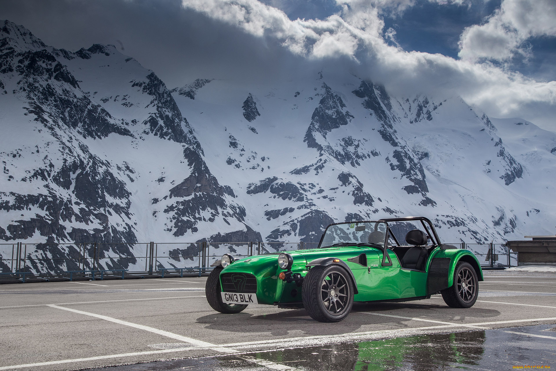 caterham, автомобили, горы, шоссе, авто, спортивный