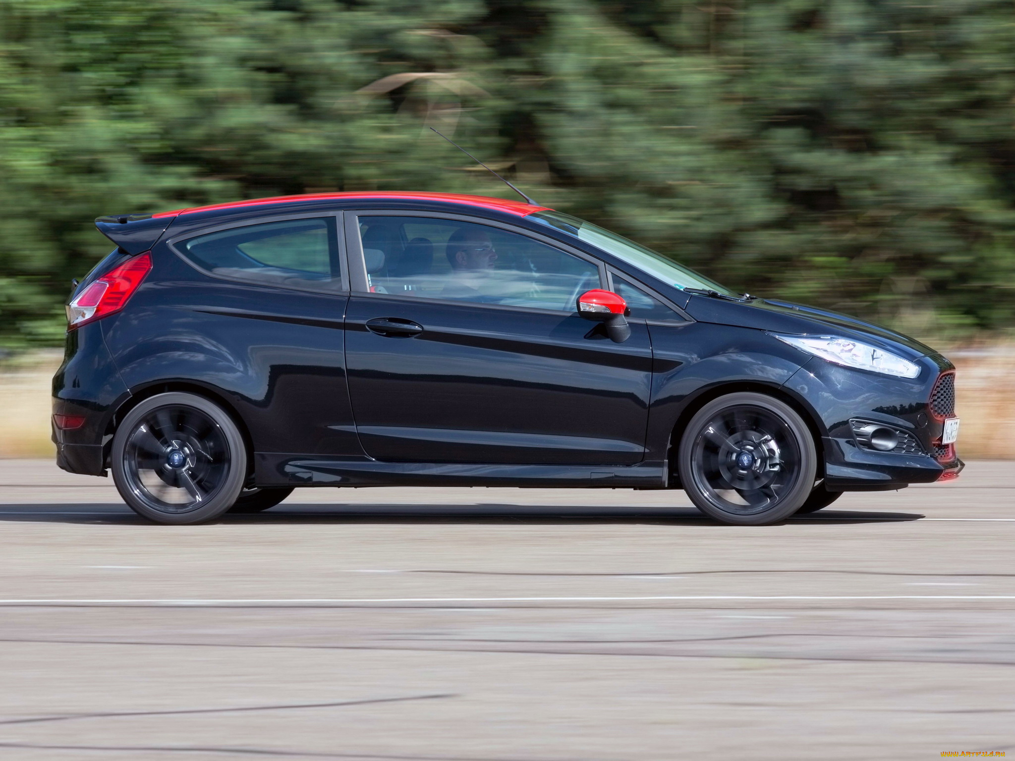 автомобили, ford, fiesta, sport, 2014г, темный