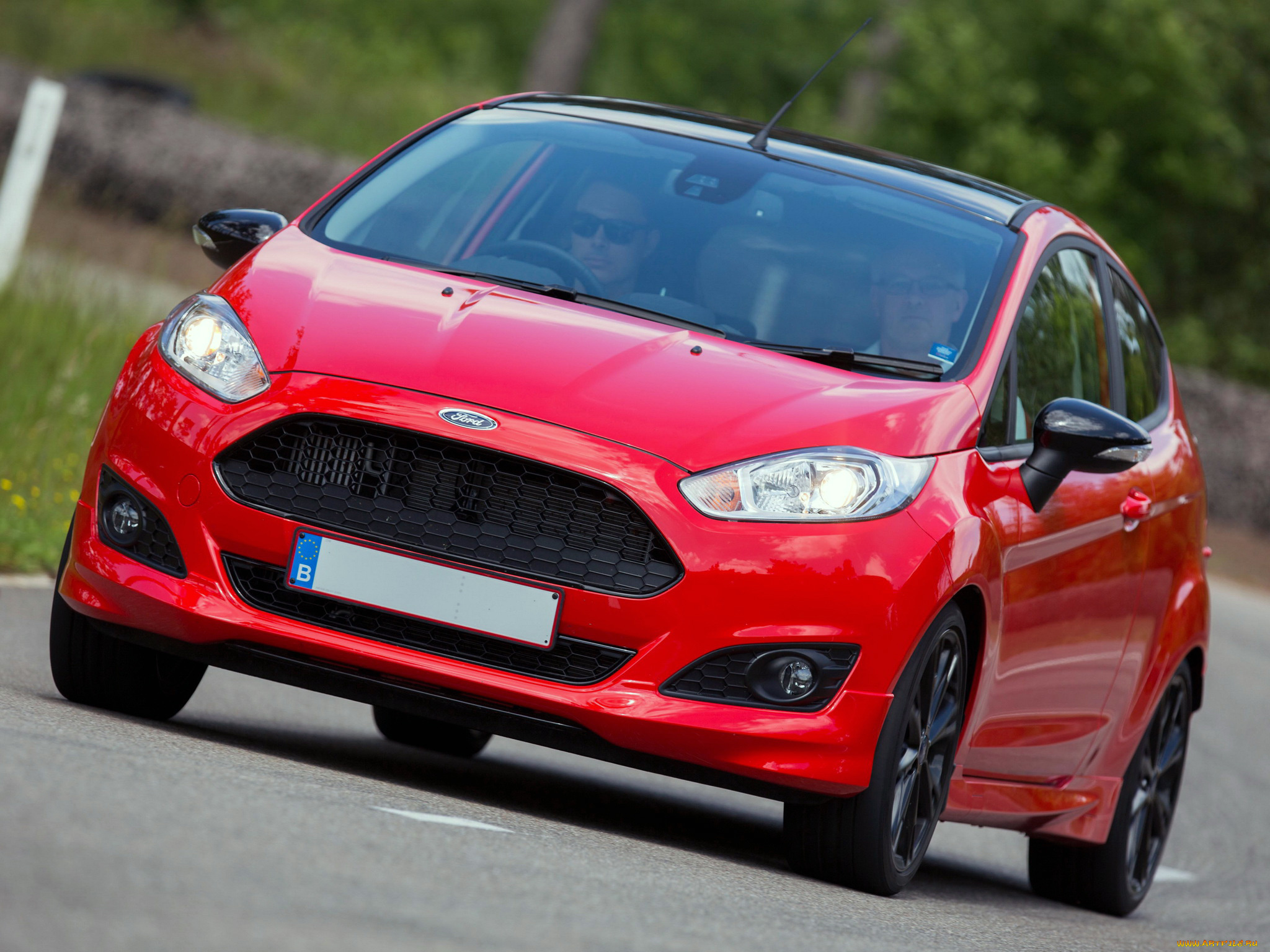 автомобили, ford, fiesta, zetec, s, red, 2014г, красный