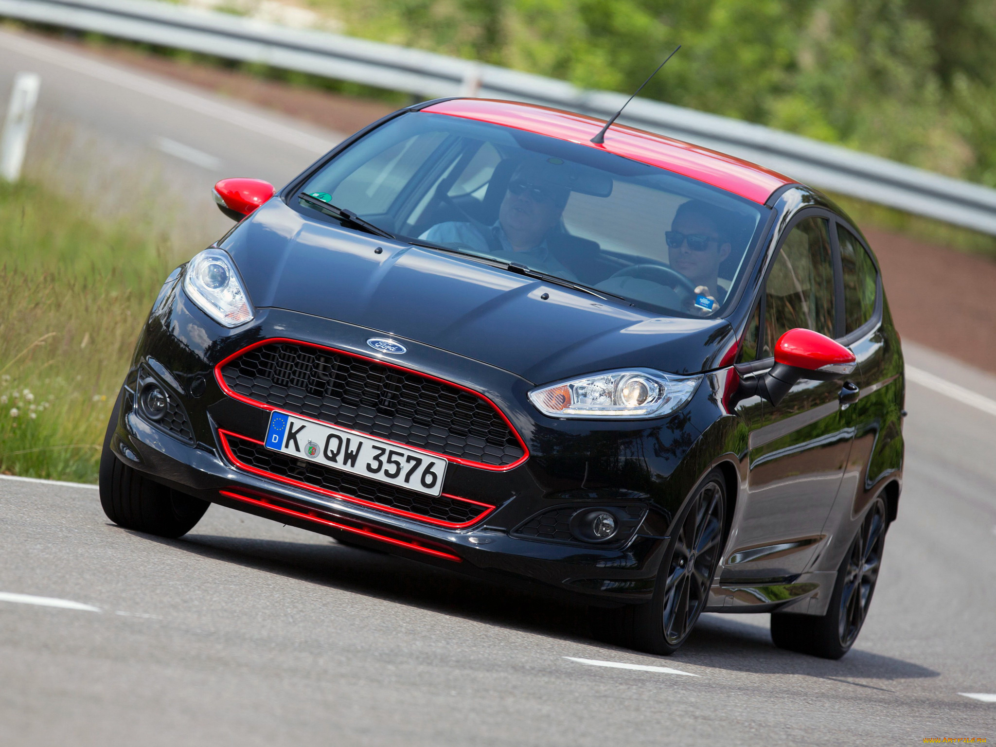 автомобили, ford, sport, 2014г, темный, fiesta