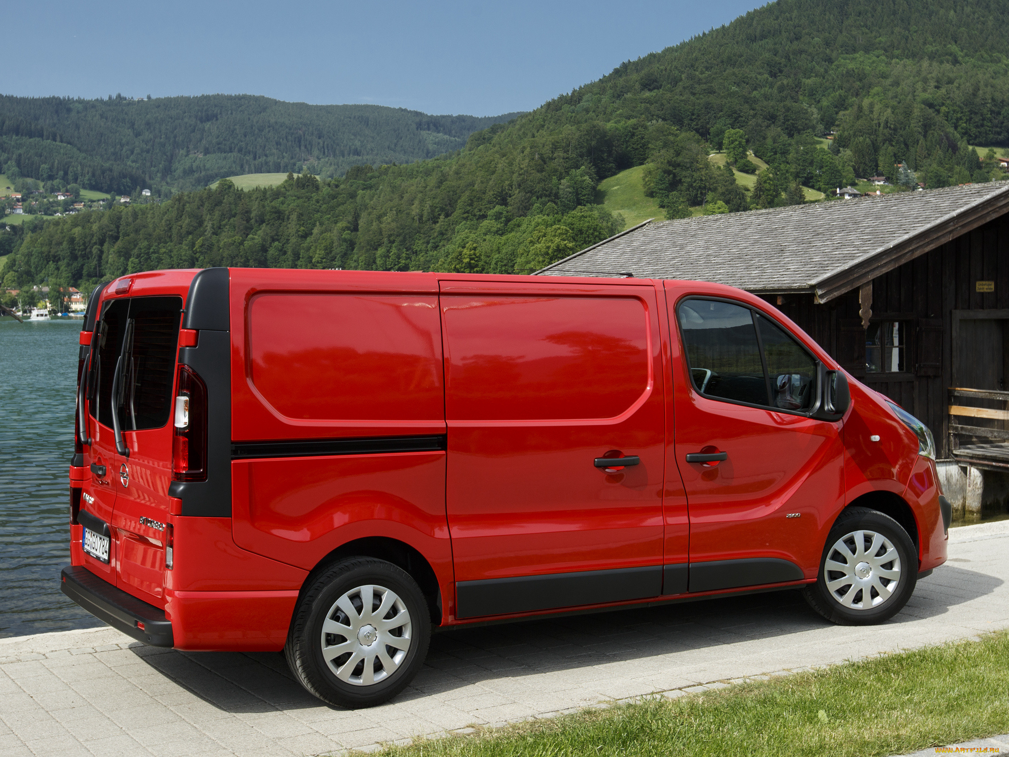 автомобили, opel, красный, 2014г, biturbo, van, vivaro