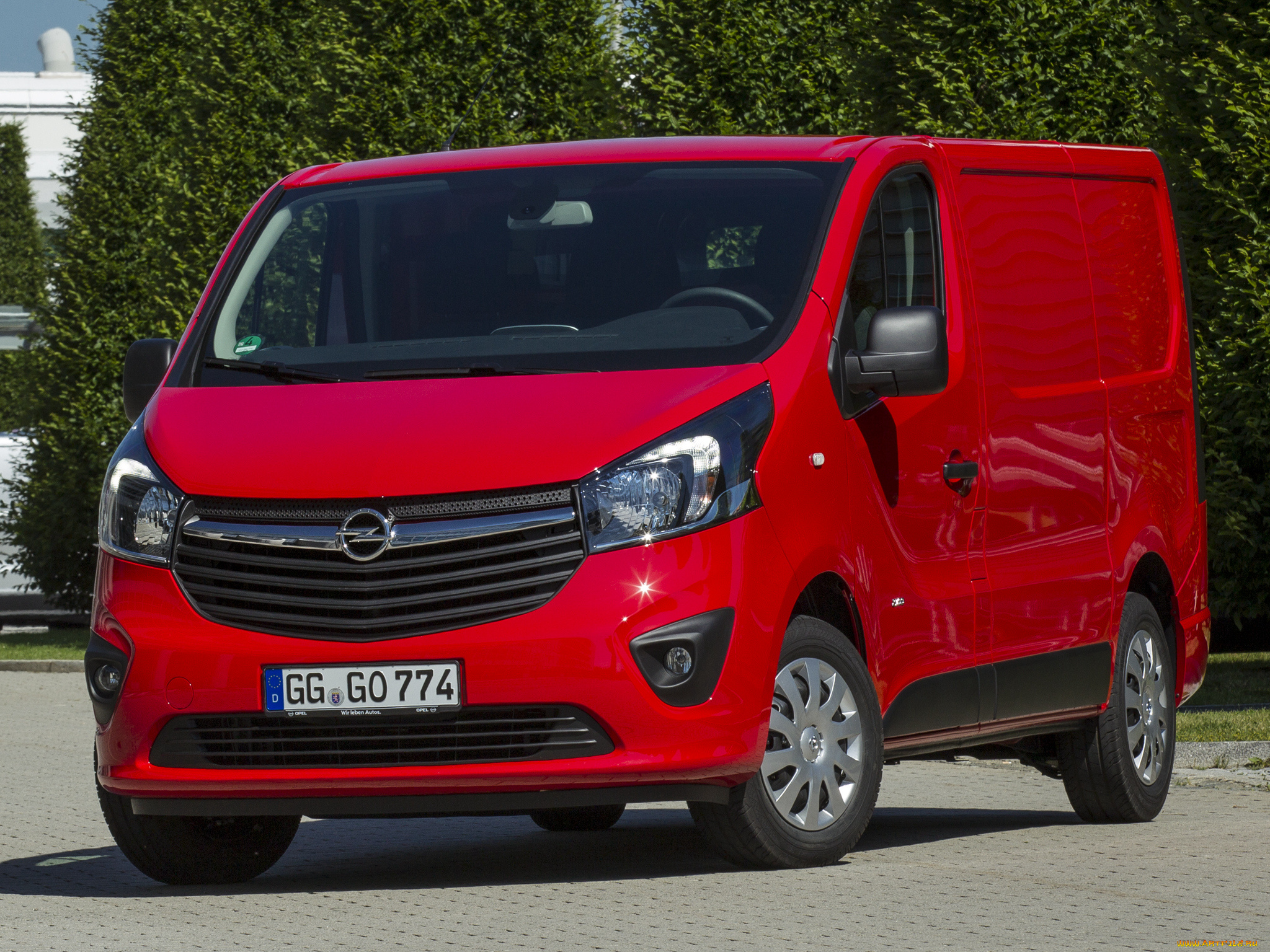 автомобили, opel, van, vivaro, красный, 2014г, biturbo