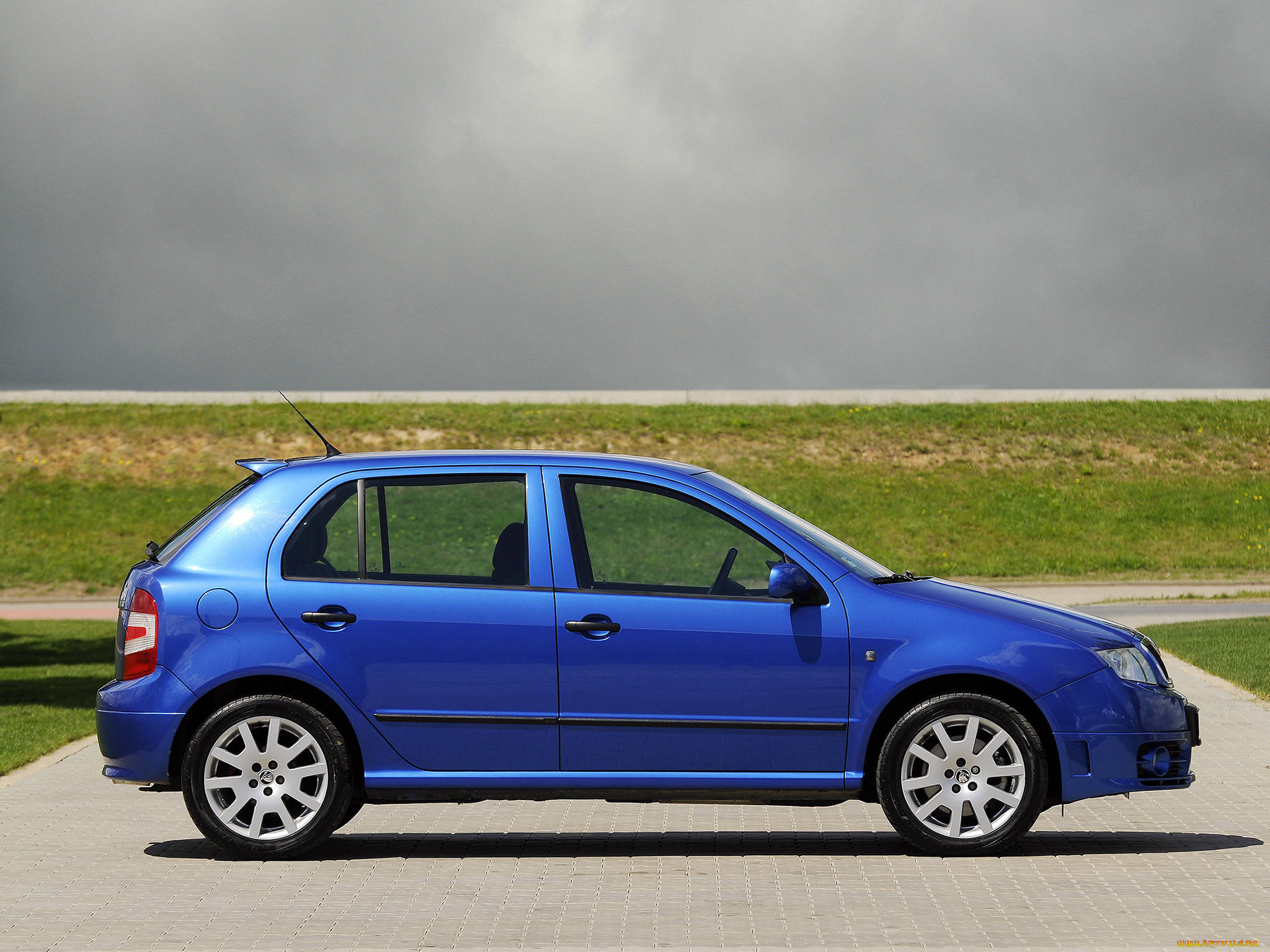 автомобили, skoda, синий, 6y, fabia, rs