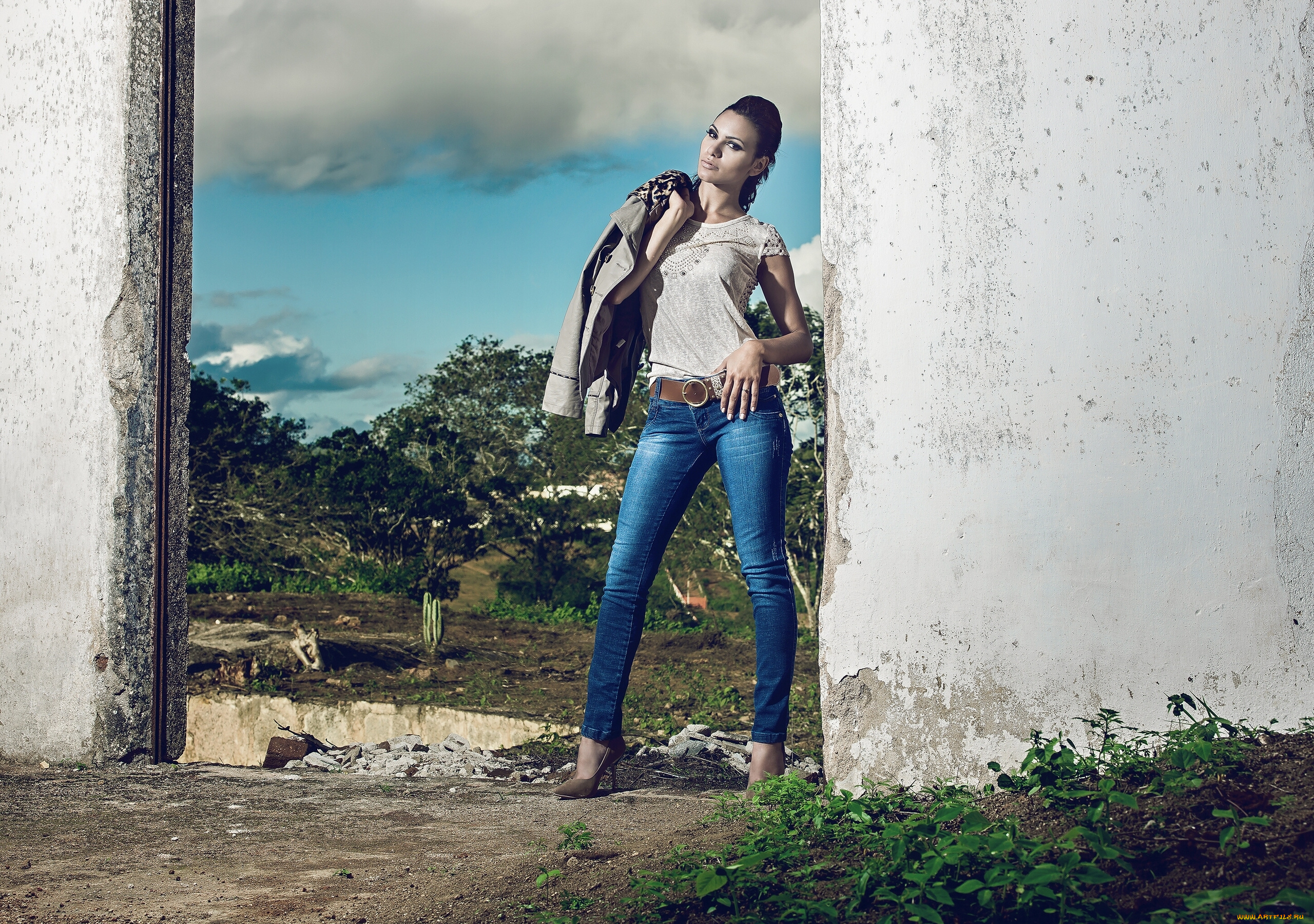 taynara, s, , gargantini, девушки, , gargantini&, 65279, джинсы, стена