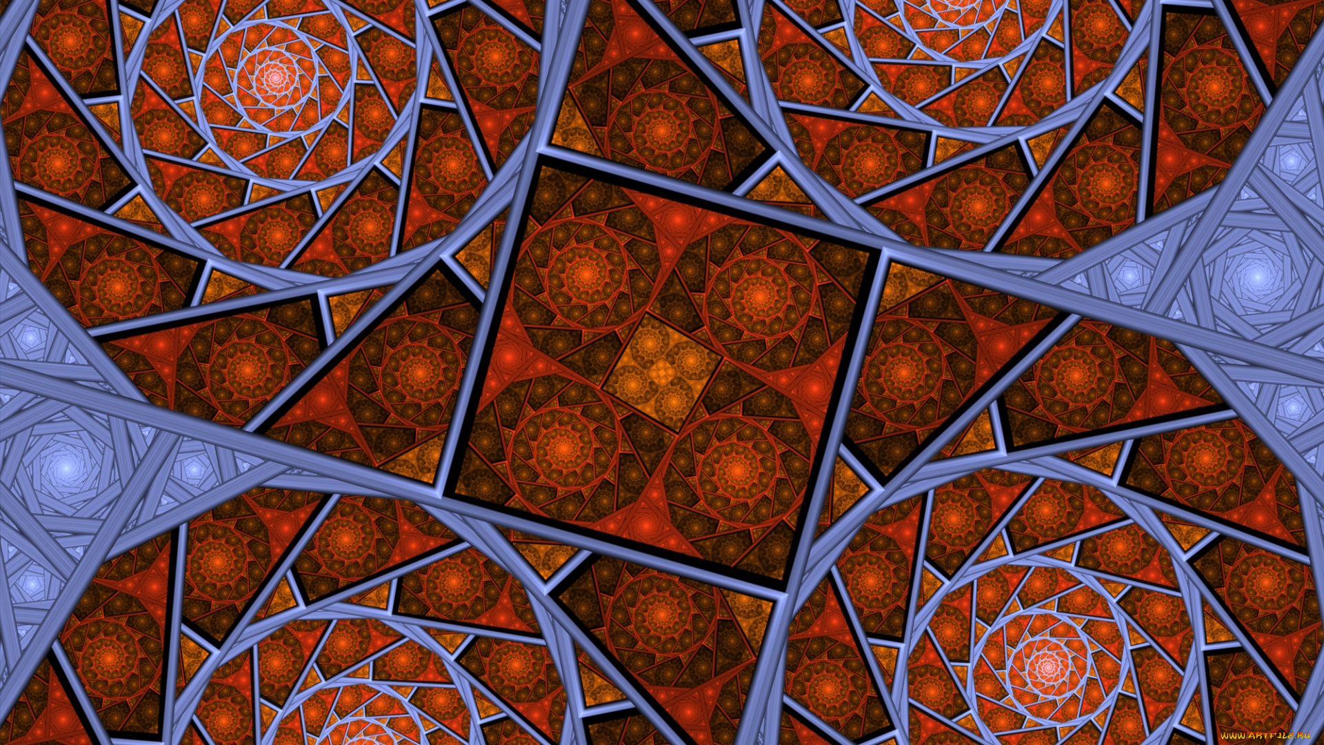 3д, графика, фракталы, , fractal, узор, цвета, фон