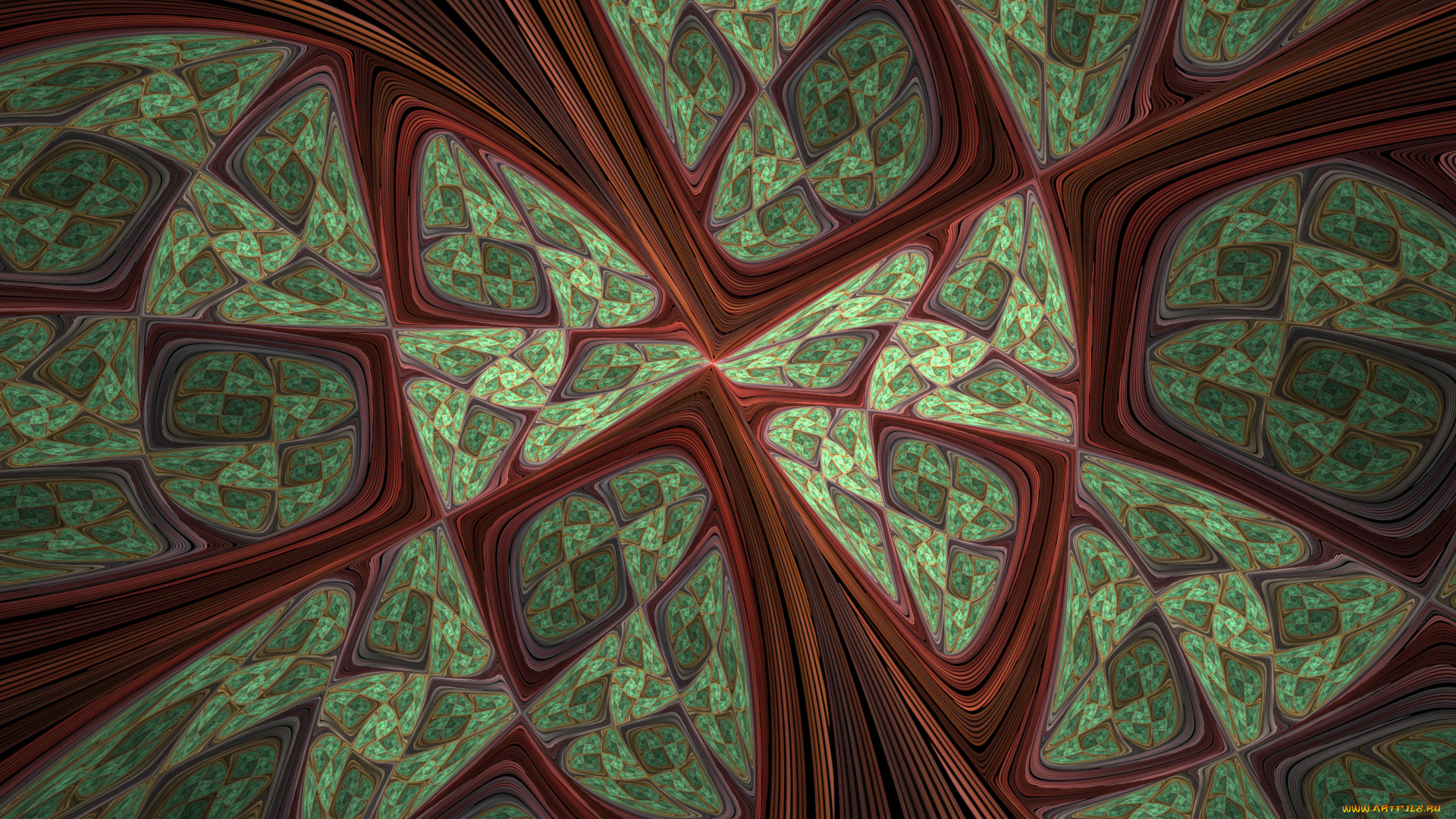 3д, графика, фракталы, , fractal, узор, фон, цвета