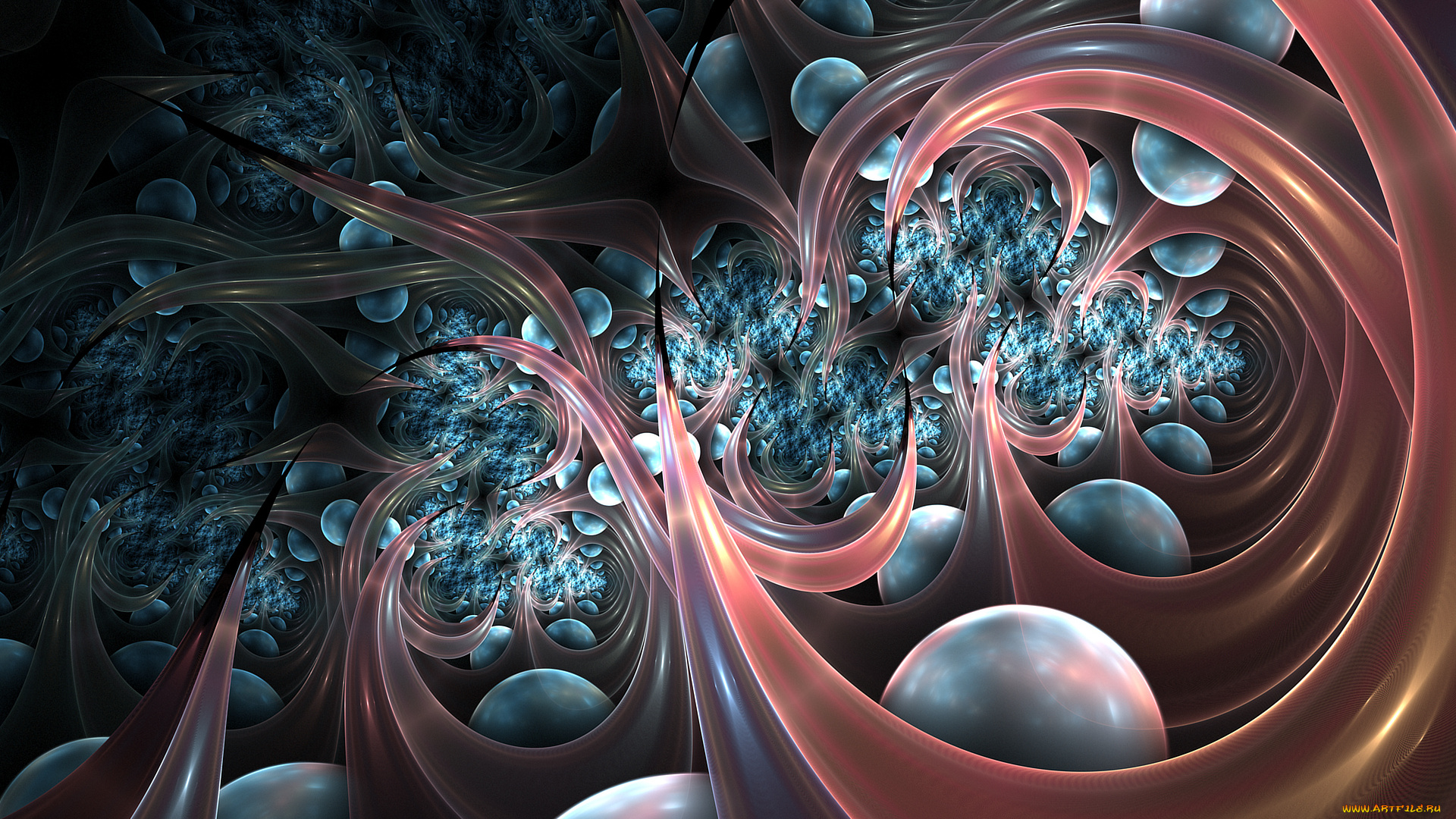 3д, графика, фракталы, , fractal, узор, фон, цвета