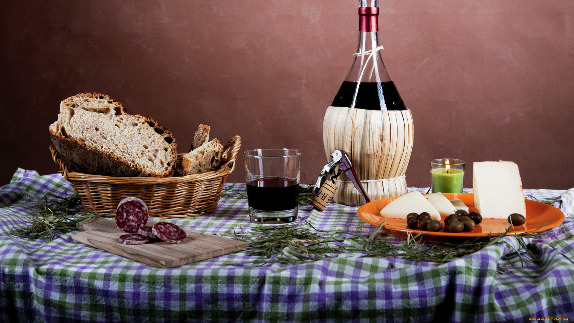 еда, натюрморт, снедь, вино