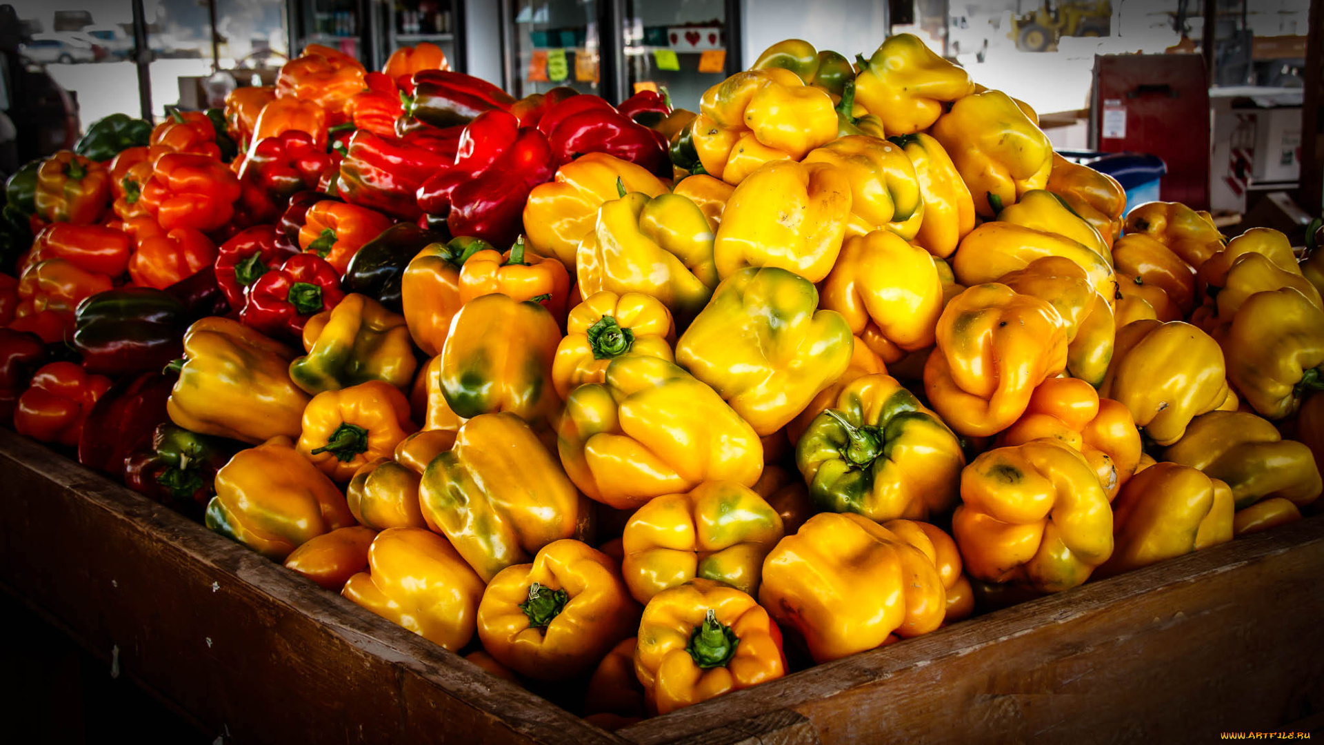 еда, перец, закрома