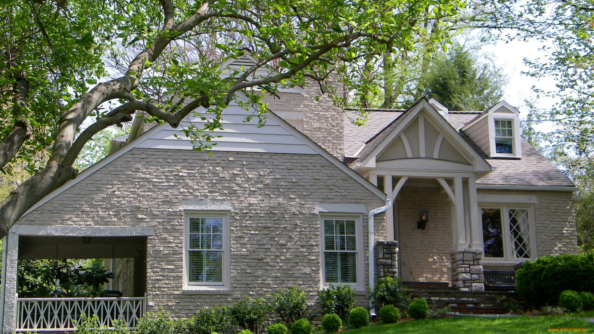 города, -, здания, , дома, дом, особняк, дизайн, трава, зелень, деревья, ветки, листья