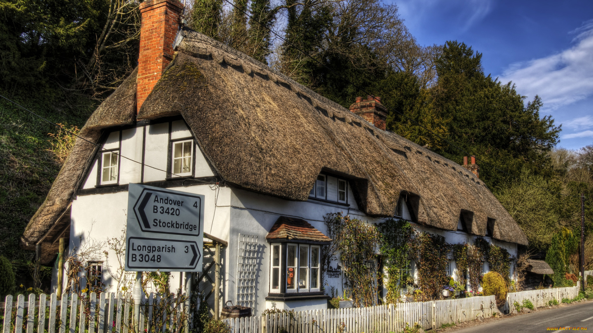 shepards, cottage, города, -, здания, , дома, дом, загородный