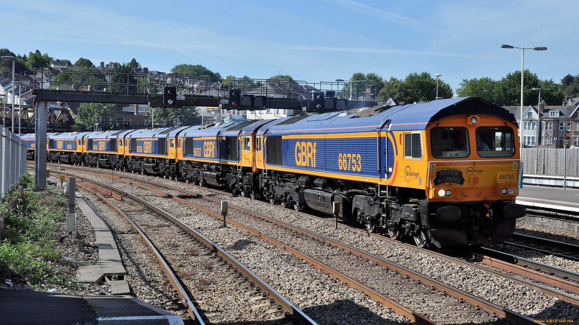 техника, поезда, дорога, рельсы, локомотив, состав, железная