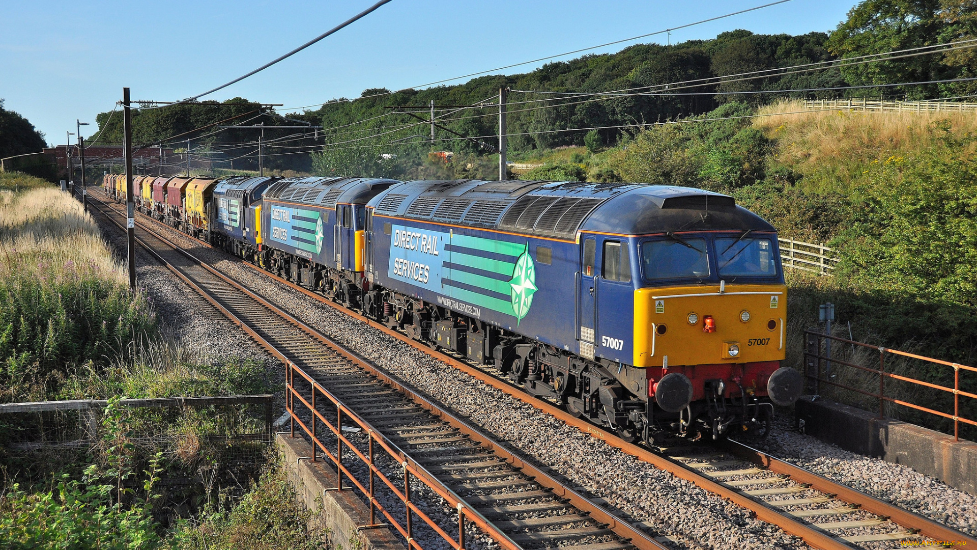 техника, поезда, локомотив, состав, рельсы, дорога, железная