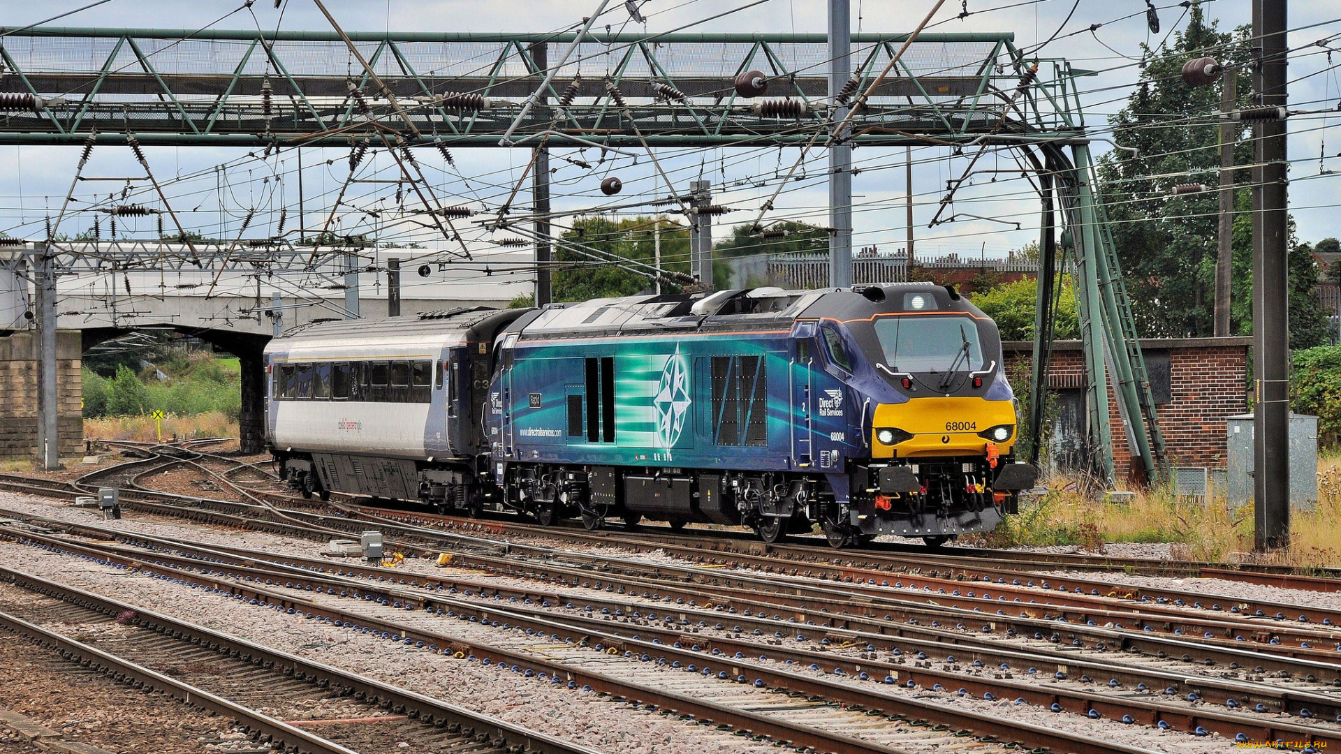 техника, поезда, локомотив, состав, рельсы, железная, дорога