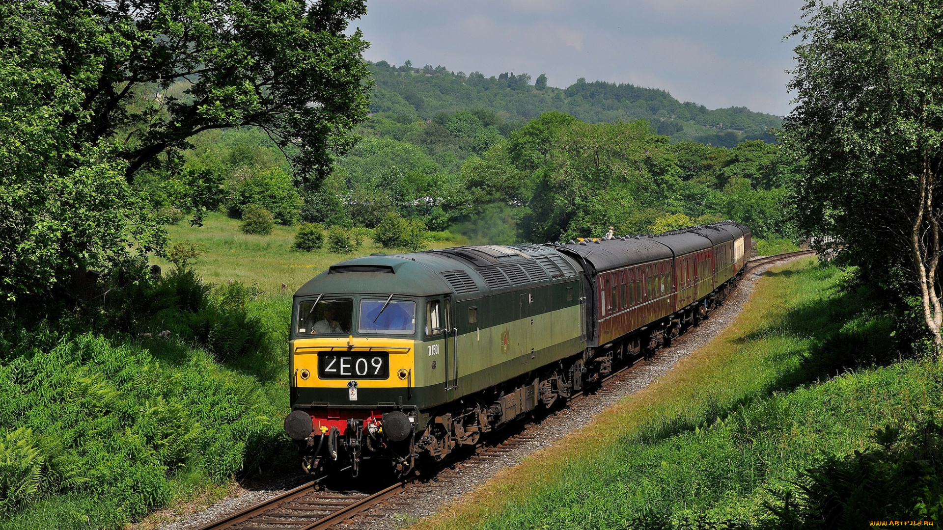 техника, поезда, рельсы, дорога, железная, локомотив, состав