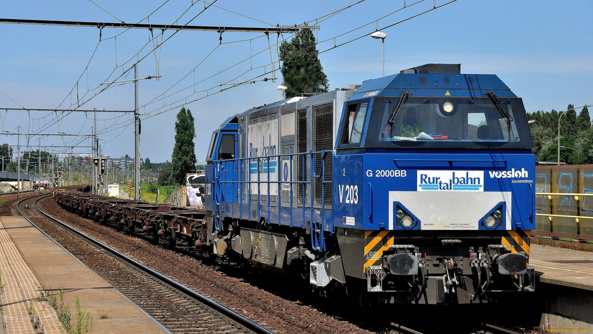 техника, поезда, рельсы, дорога, железная, состав, локомотив