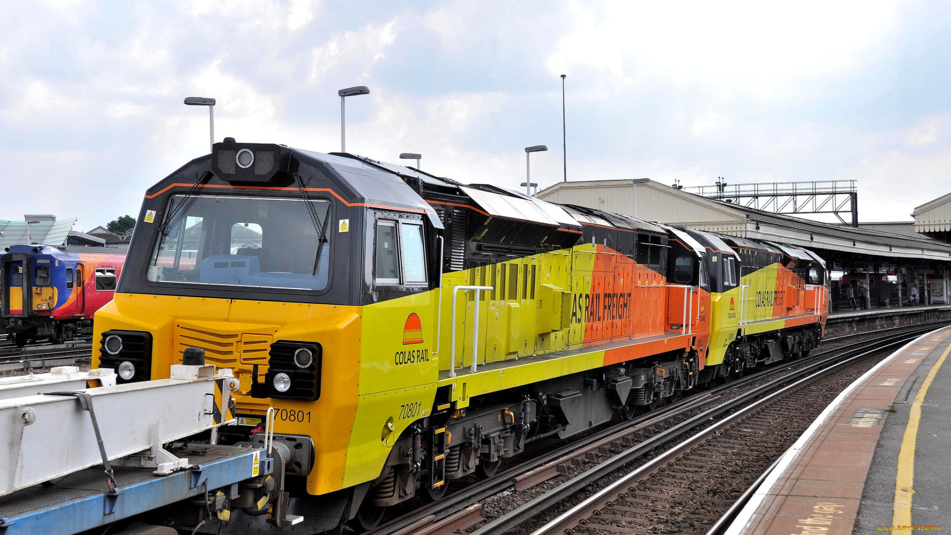 техника, поезда, состав, железная, дорога, рельсы, локомотив