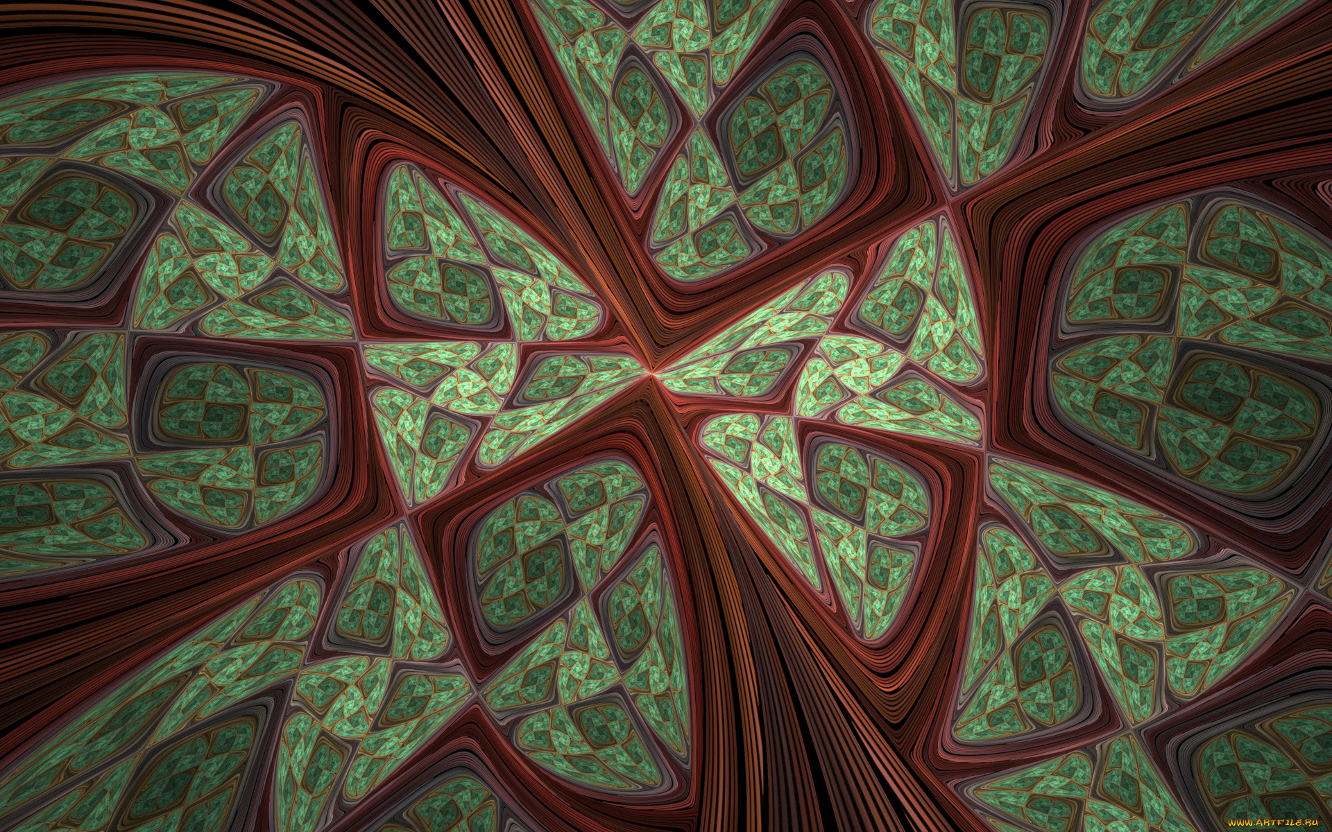 3д, графика, фракталы, , fractal, узор, фон, цвета