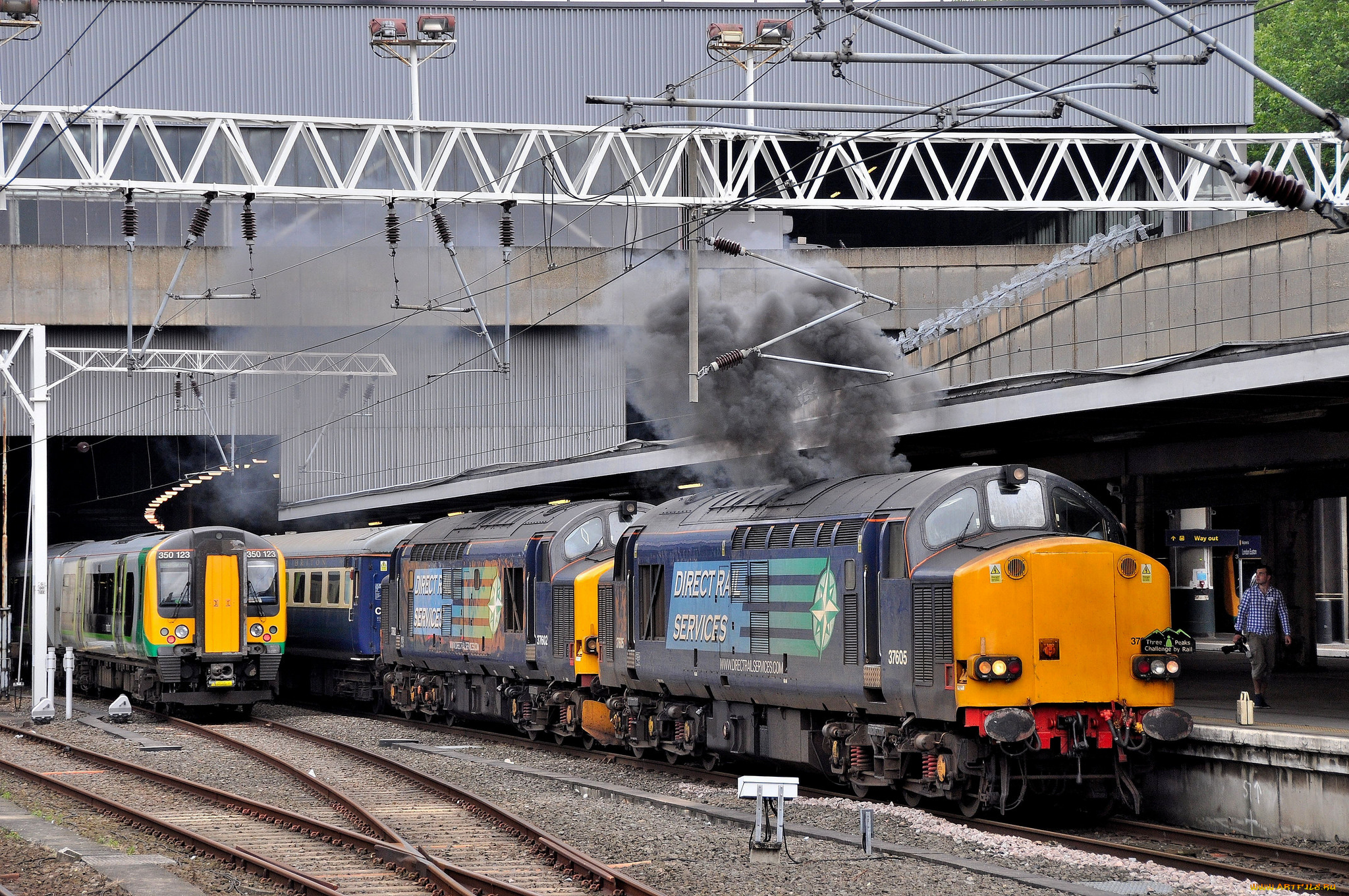 техника, поезда, рельсы, состав, дорога, железная, локомотив