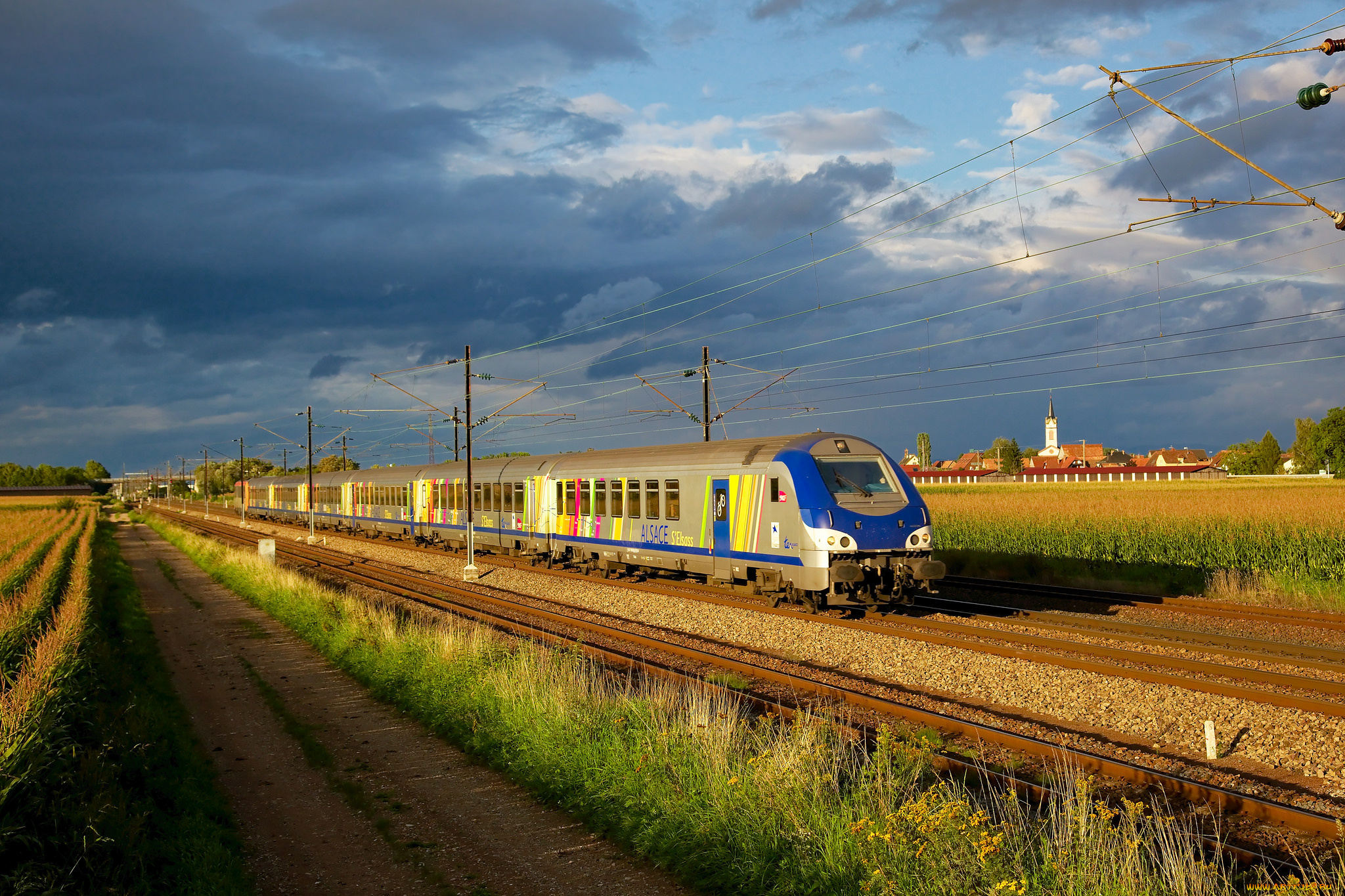 техника, поезда, локомотив, рельсы, состав, дорога, железная