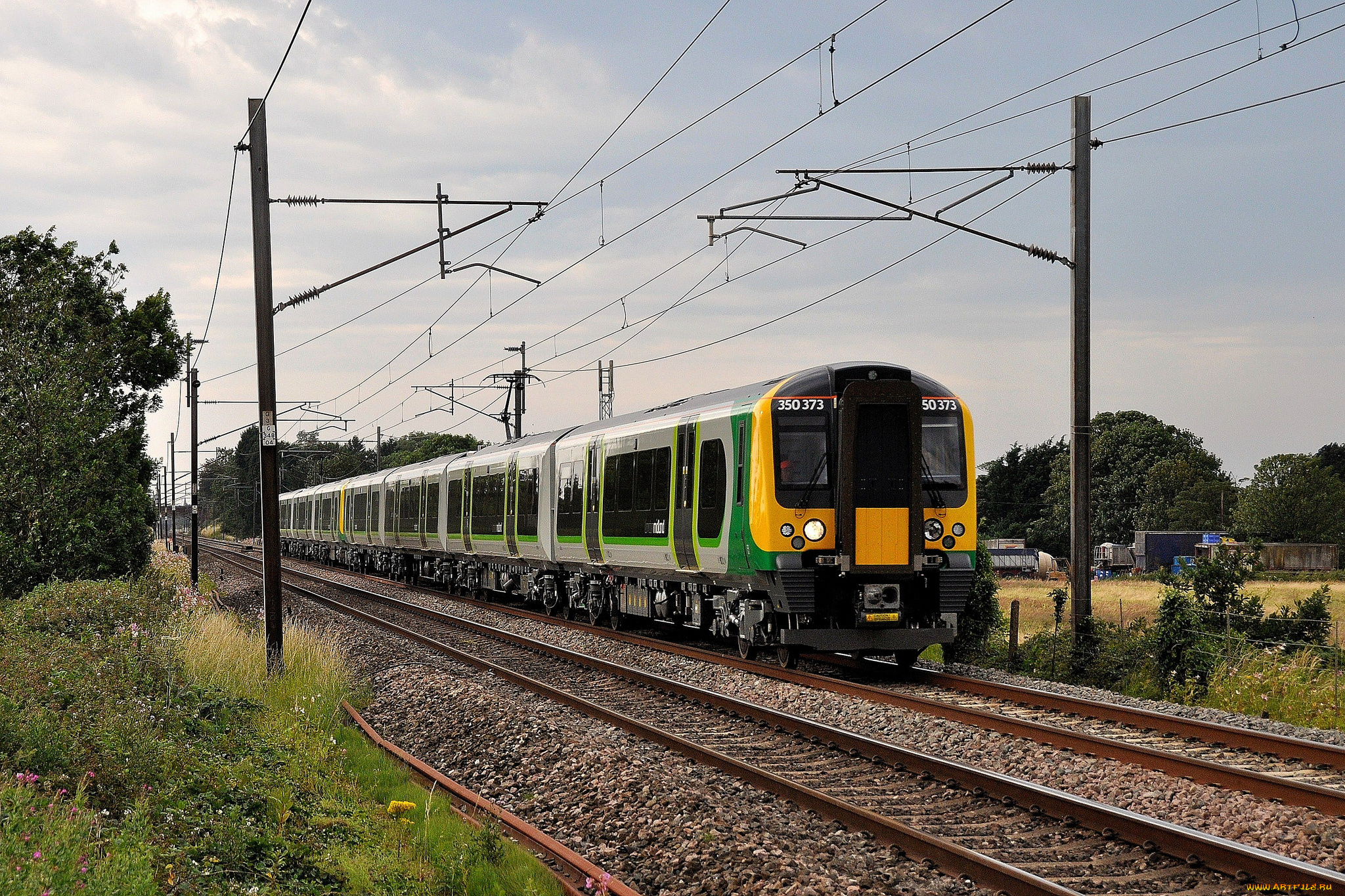 техника, поезда, локомотив, состав, рельсы, дорога, железная