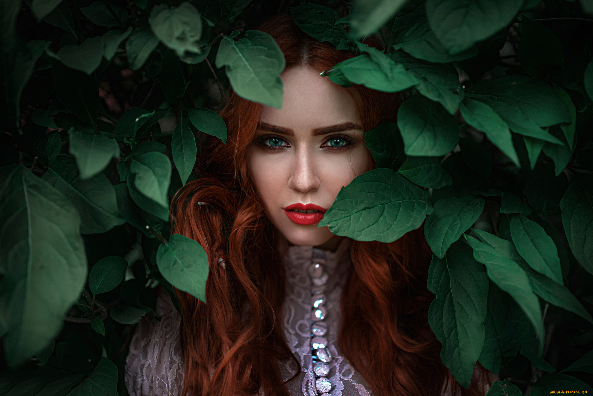 девушки, -unsort, , лица, , портреты, надежда, неясова, надя, георгий, Чернядьев, боке, фон, макияж, рыжеволосая