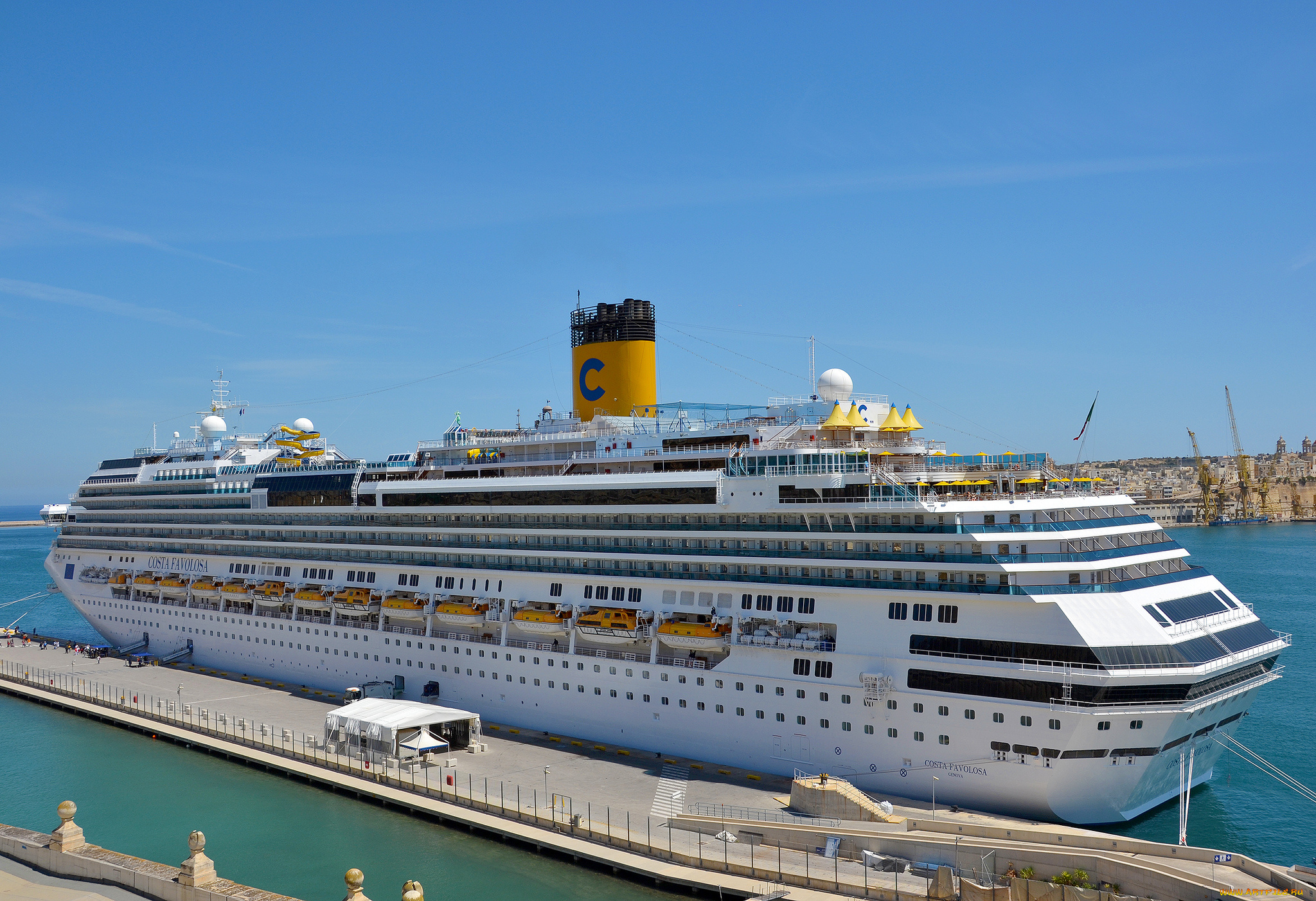 costa, favolosa, корабли, лайнеры, круизный, лайнер