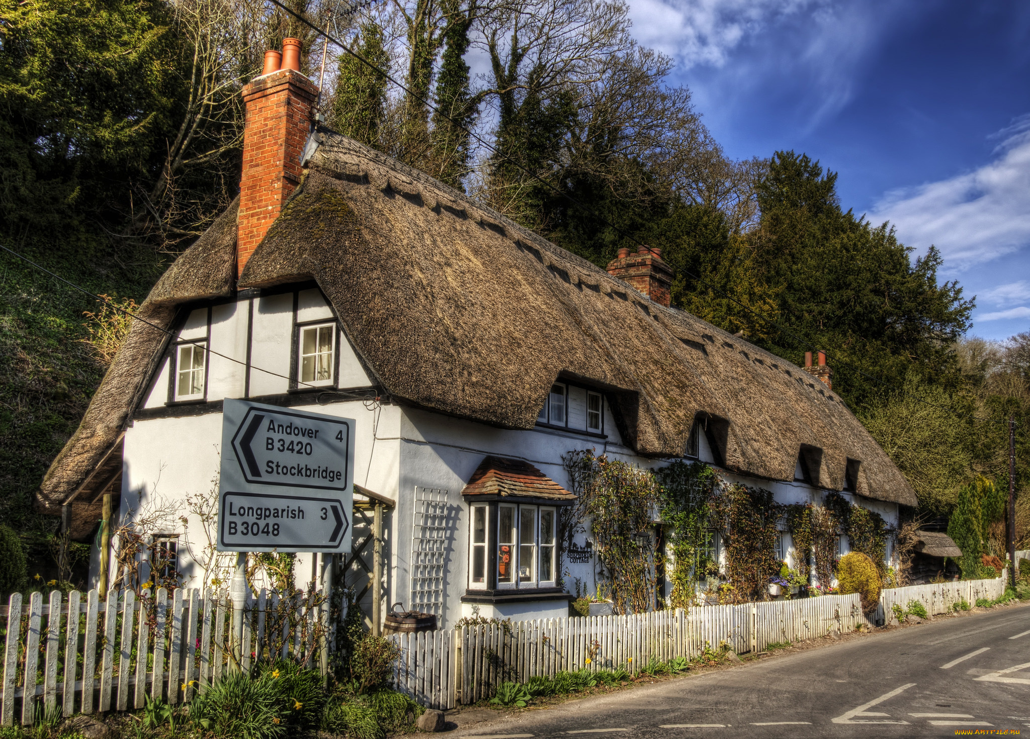shepards, cottage, города, -, здания, , дома, дом, загородный