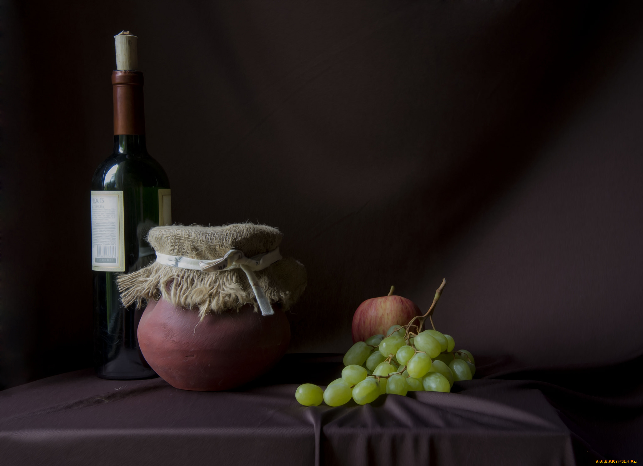 еда, натюрморт, десерт, вино