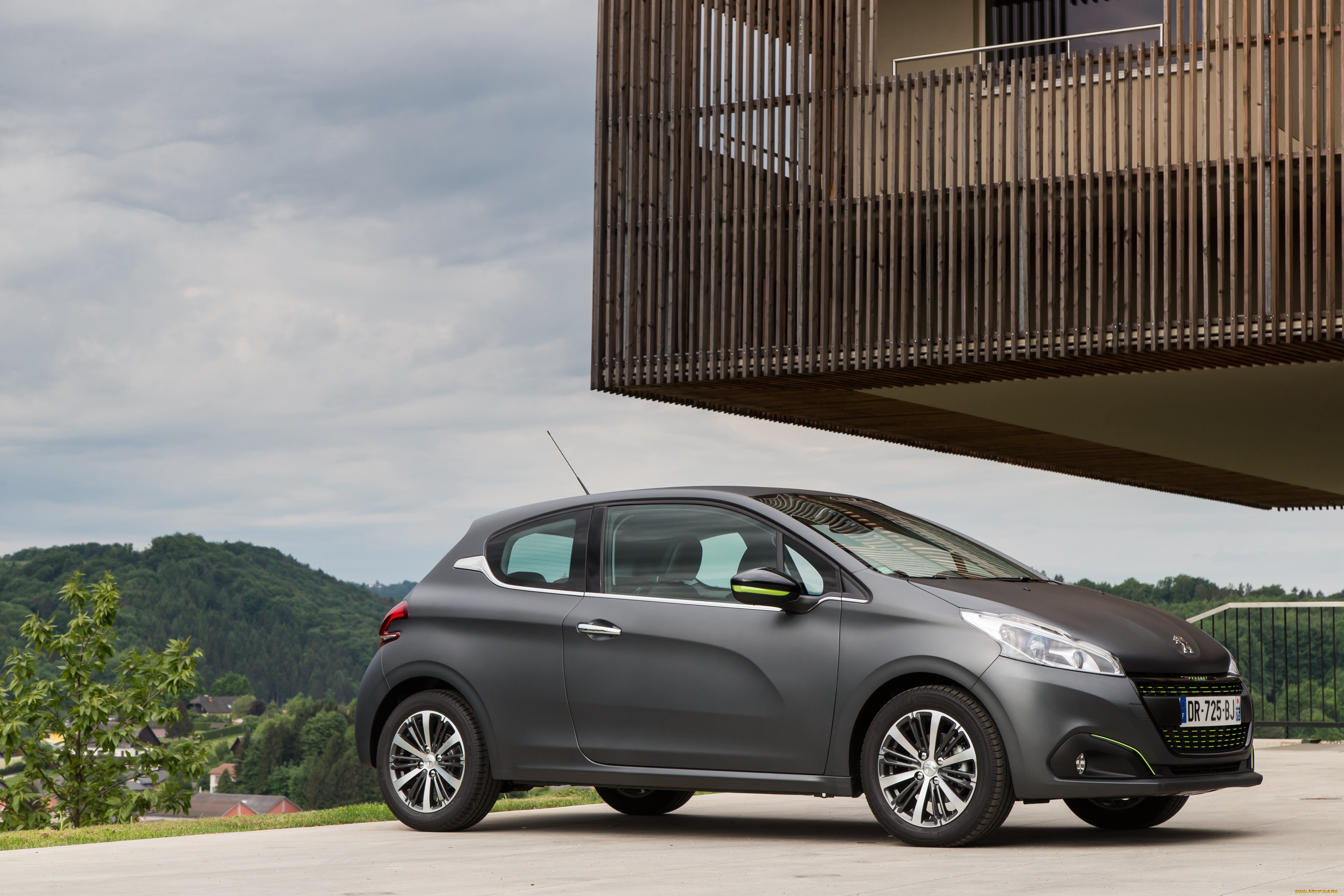 автомобили, peugeot, темный, 3-door, 2015г, 208