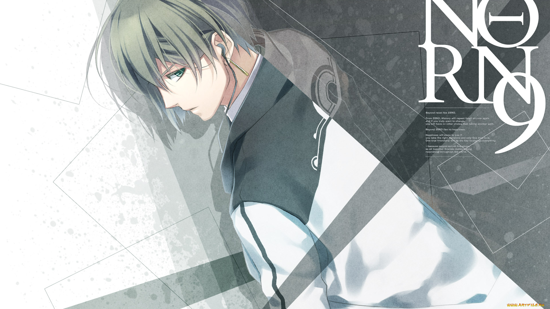 аниме, norn9, парень