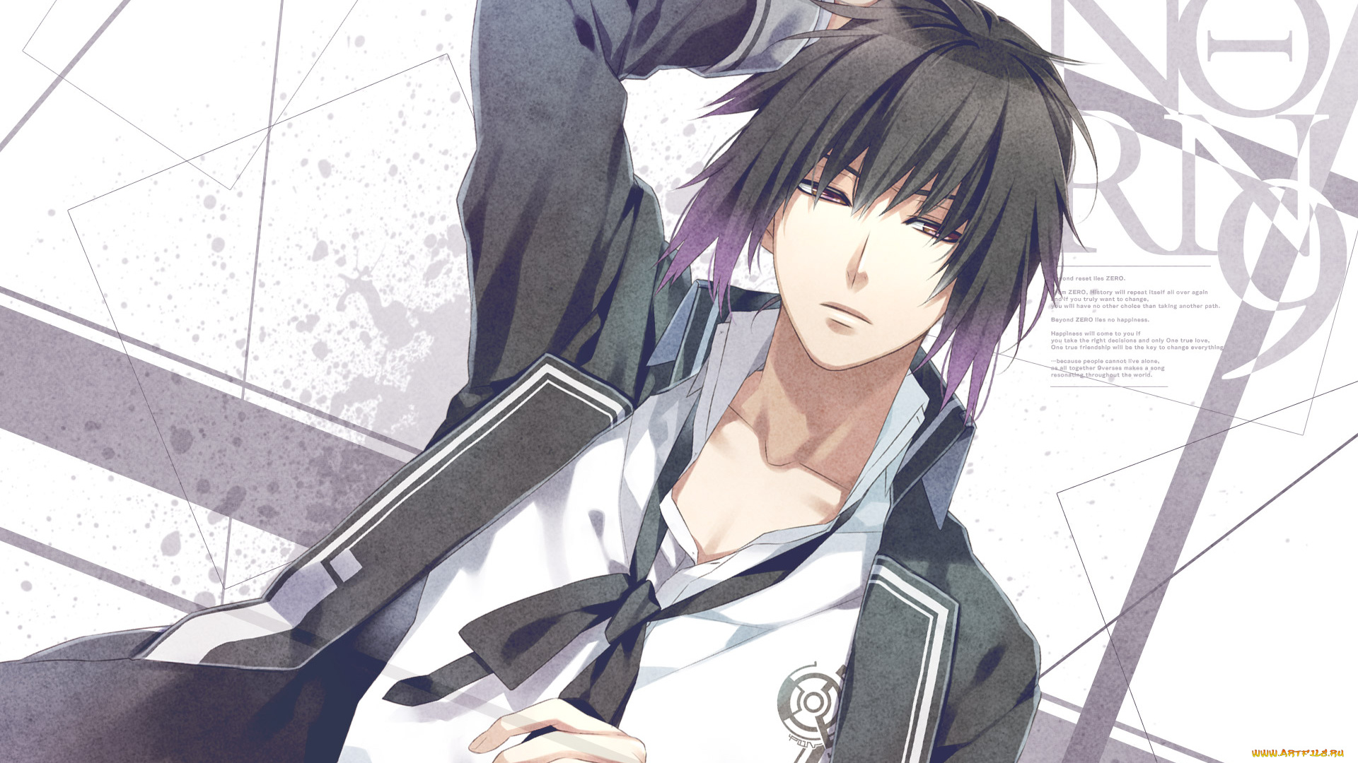 аниме, norn9, парень