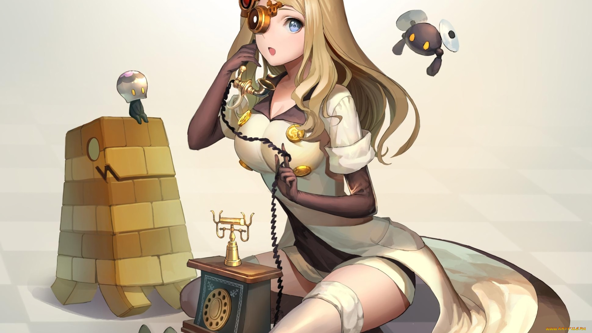 аниме, оружие, , техника, , технологии, девушка