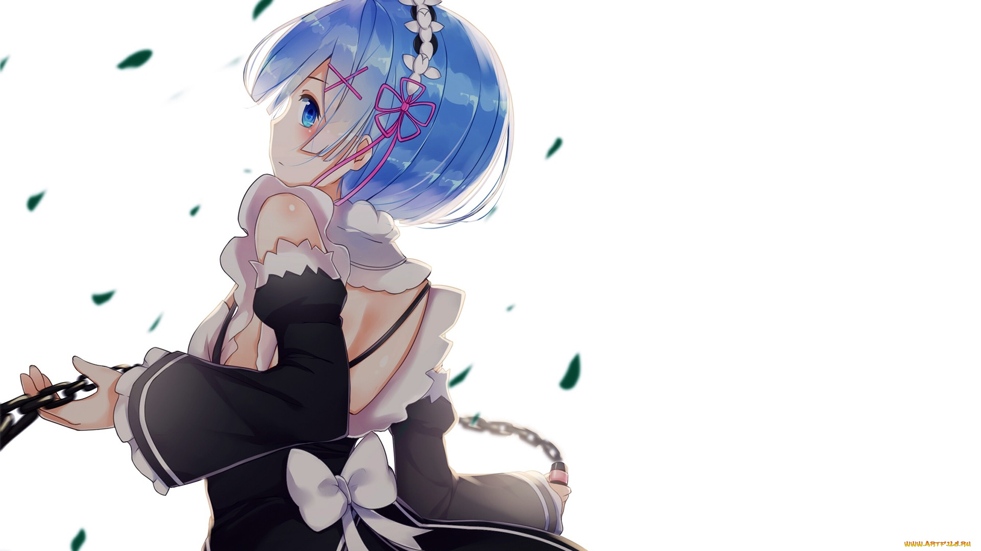 аниме, re, , zero, kara, hajimeru, isekai, seikatsu, взгляд, девушка, фон