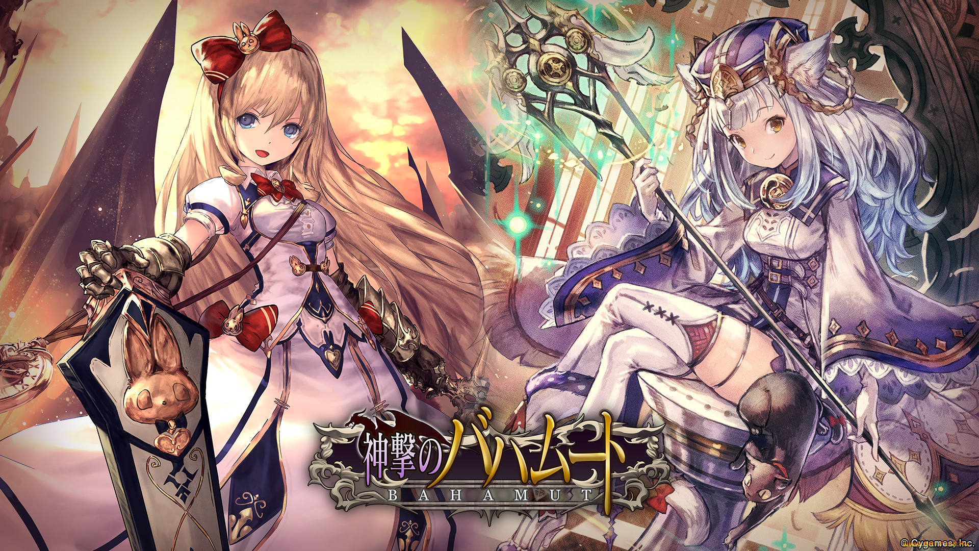 аниме, shingeki, no, bahamut, девочки