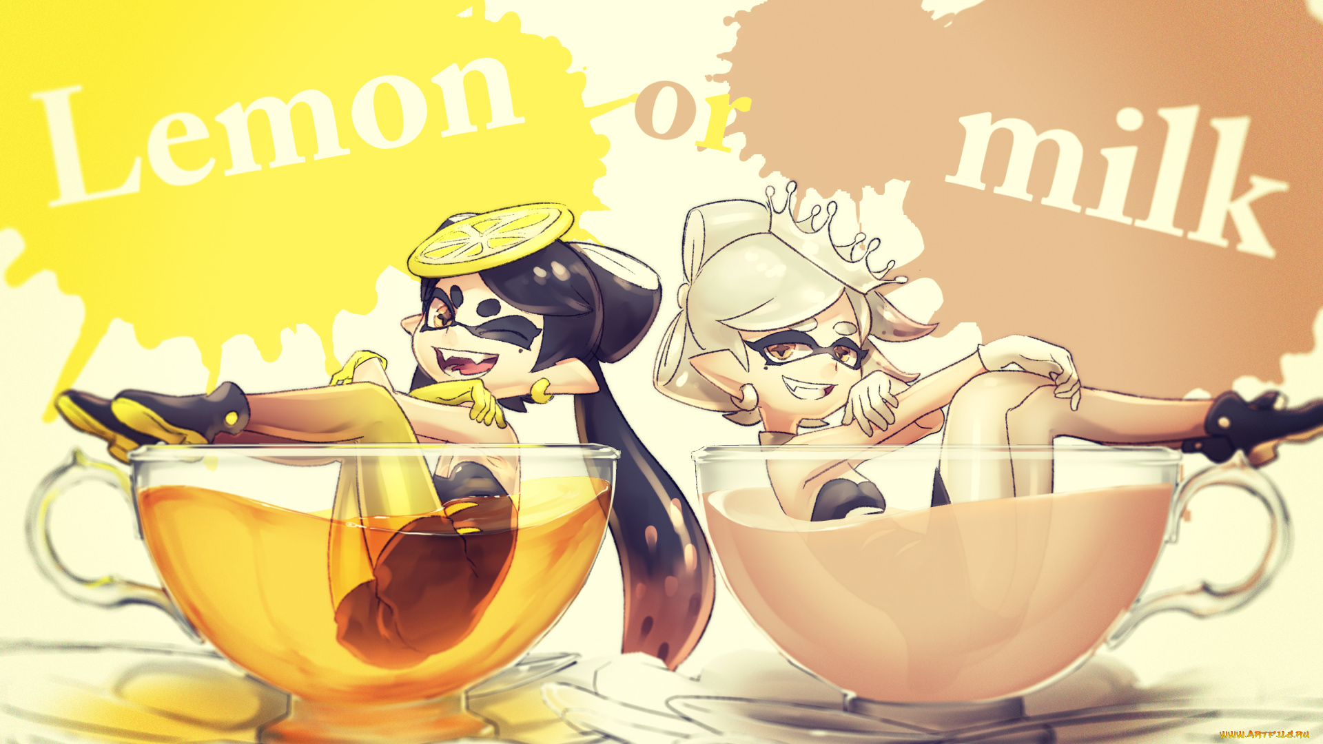 аниме, splatoon