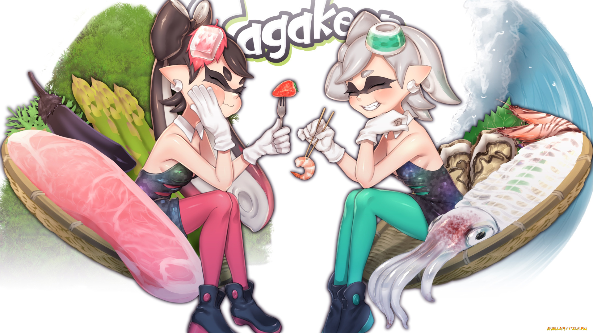 аниме, splatoon